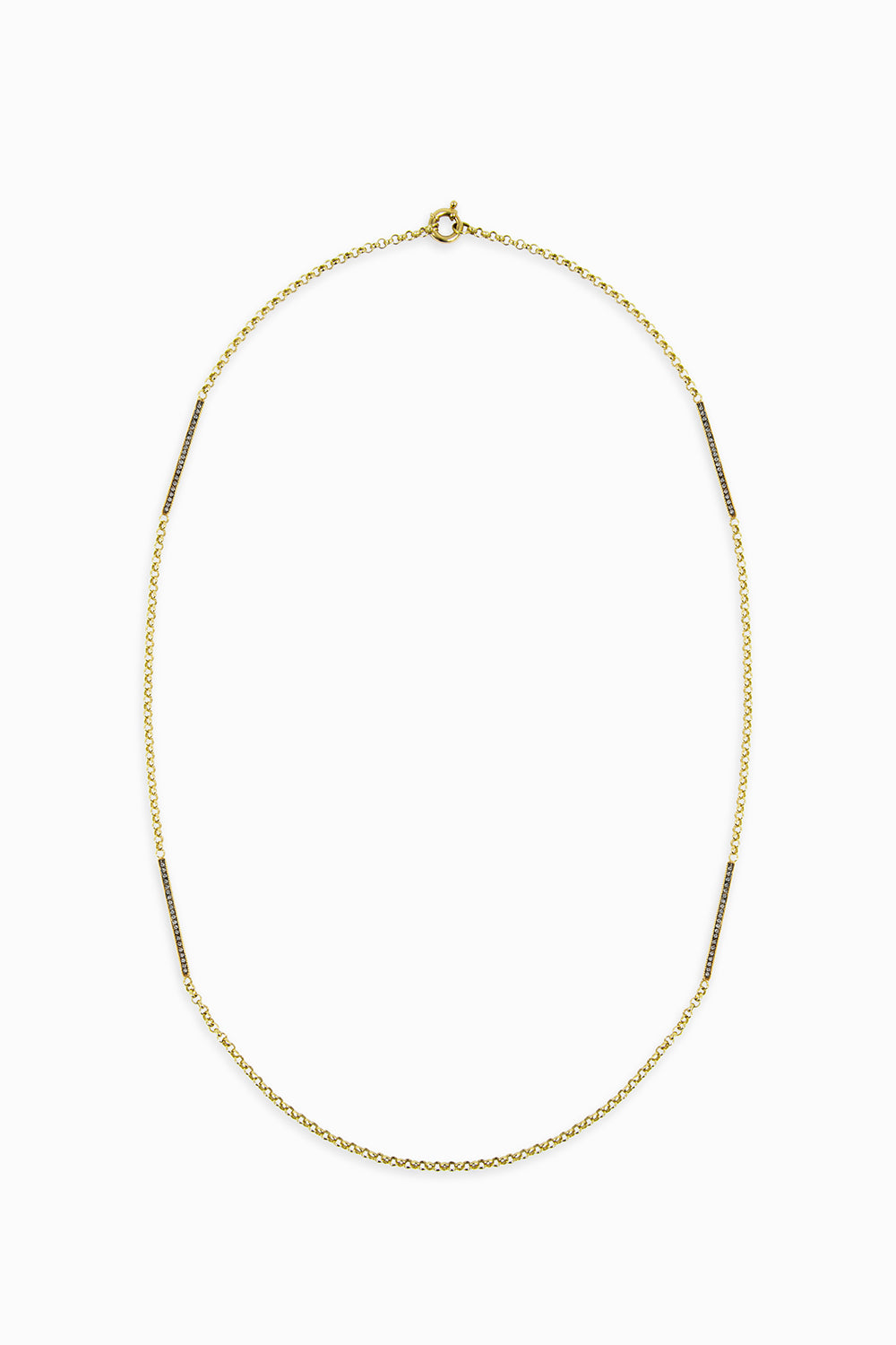 Cabo bars necklace with diamonds