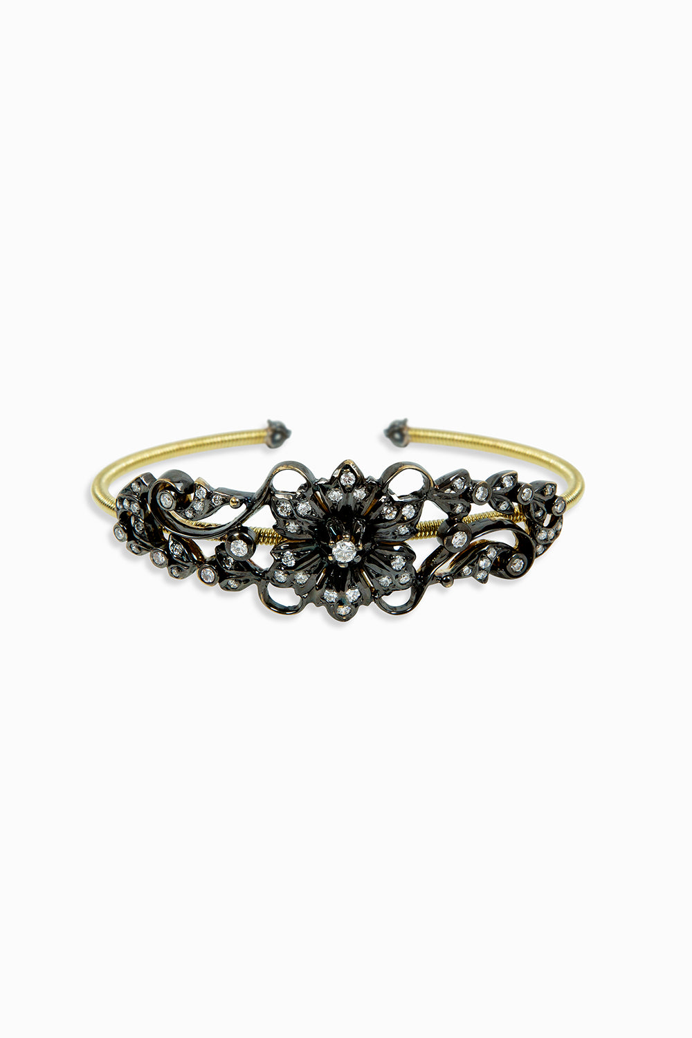 Flora bracelet black rhodium