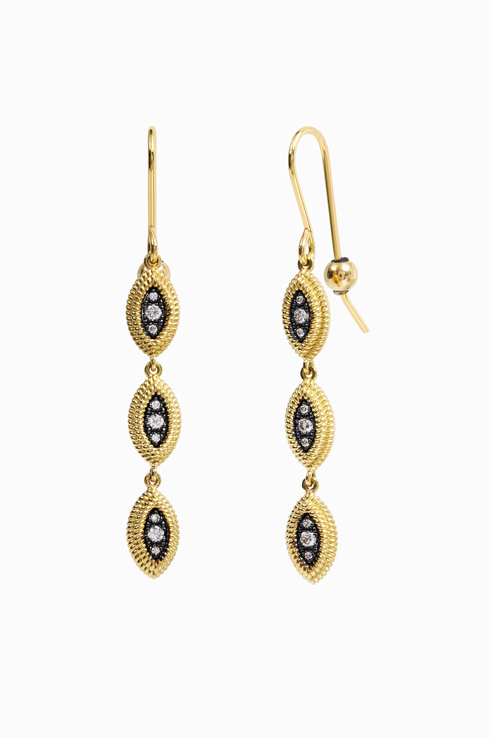 Cabo dragon long earrings