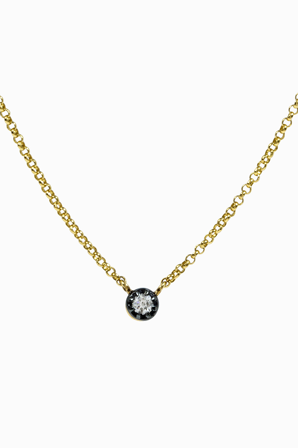 Midnight pendant 0.04ct.