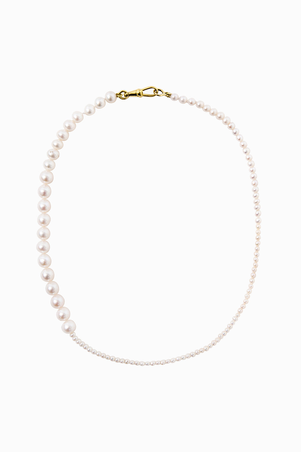 Duo pearls necklace