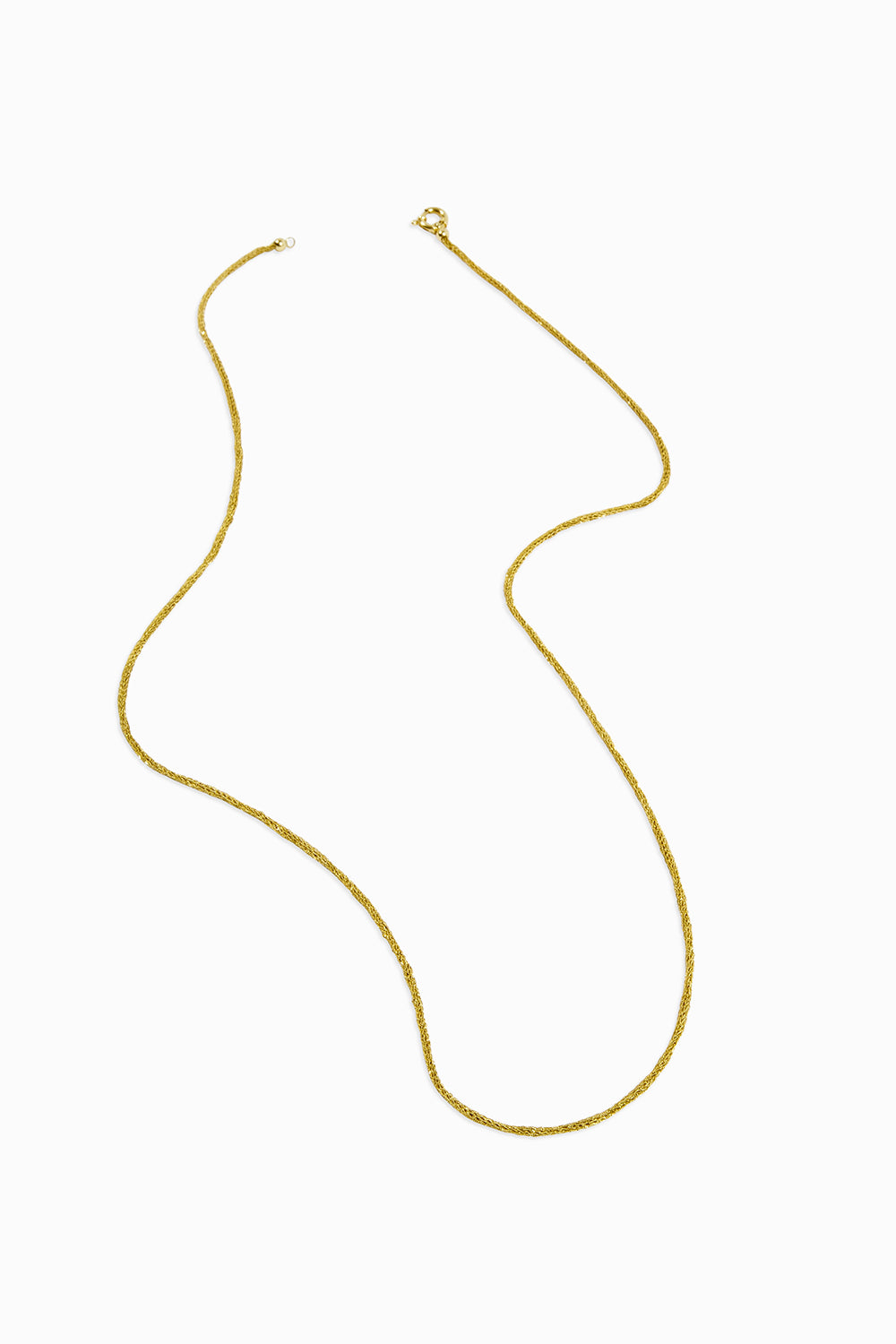 Texture long necklace