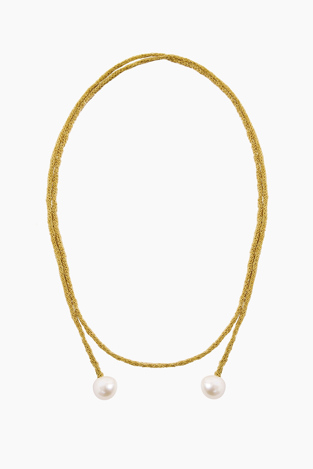 Texture pearl necklace