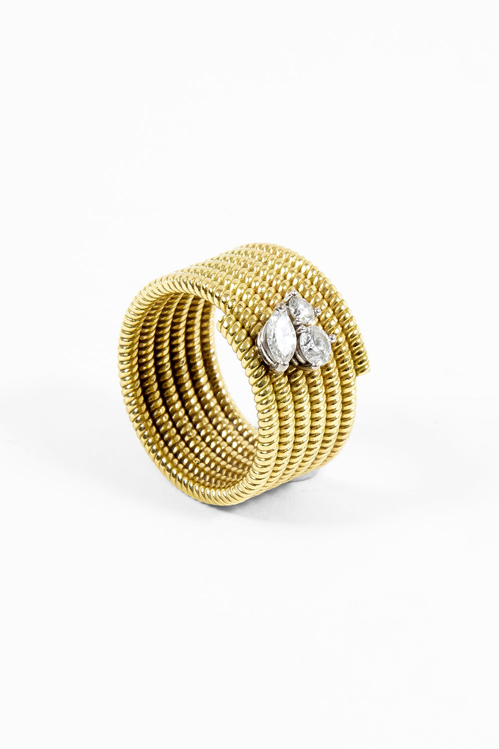 Cabo twist diamond ring