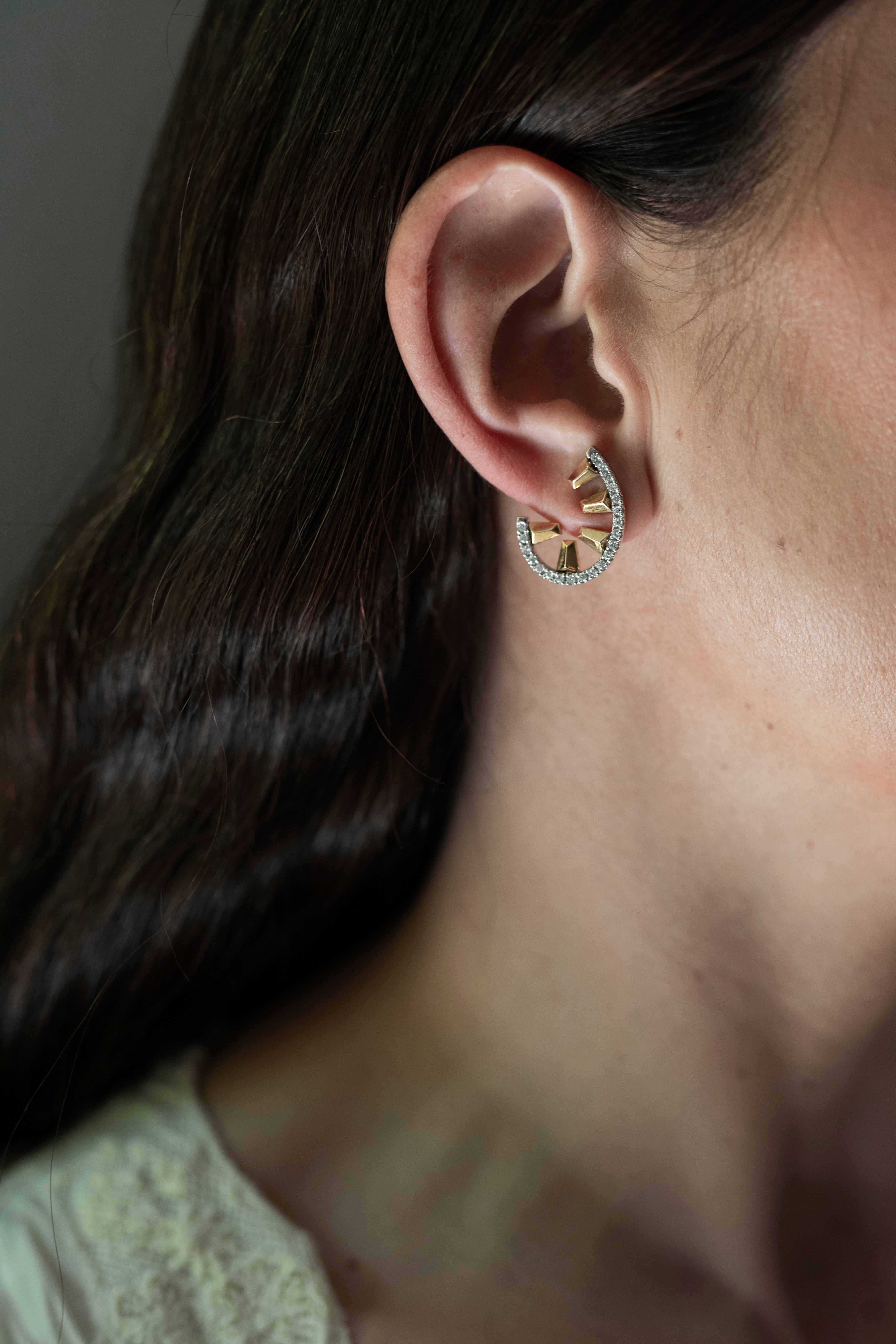 Olé mini trapeze earrings