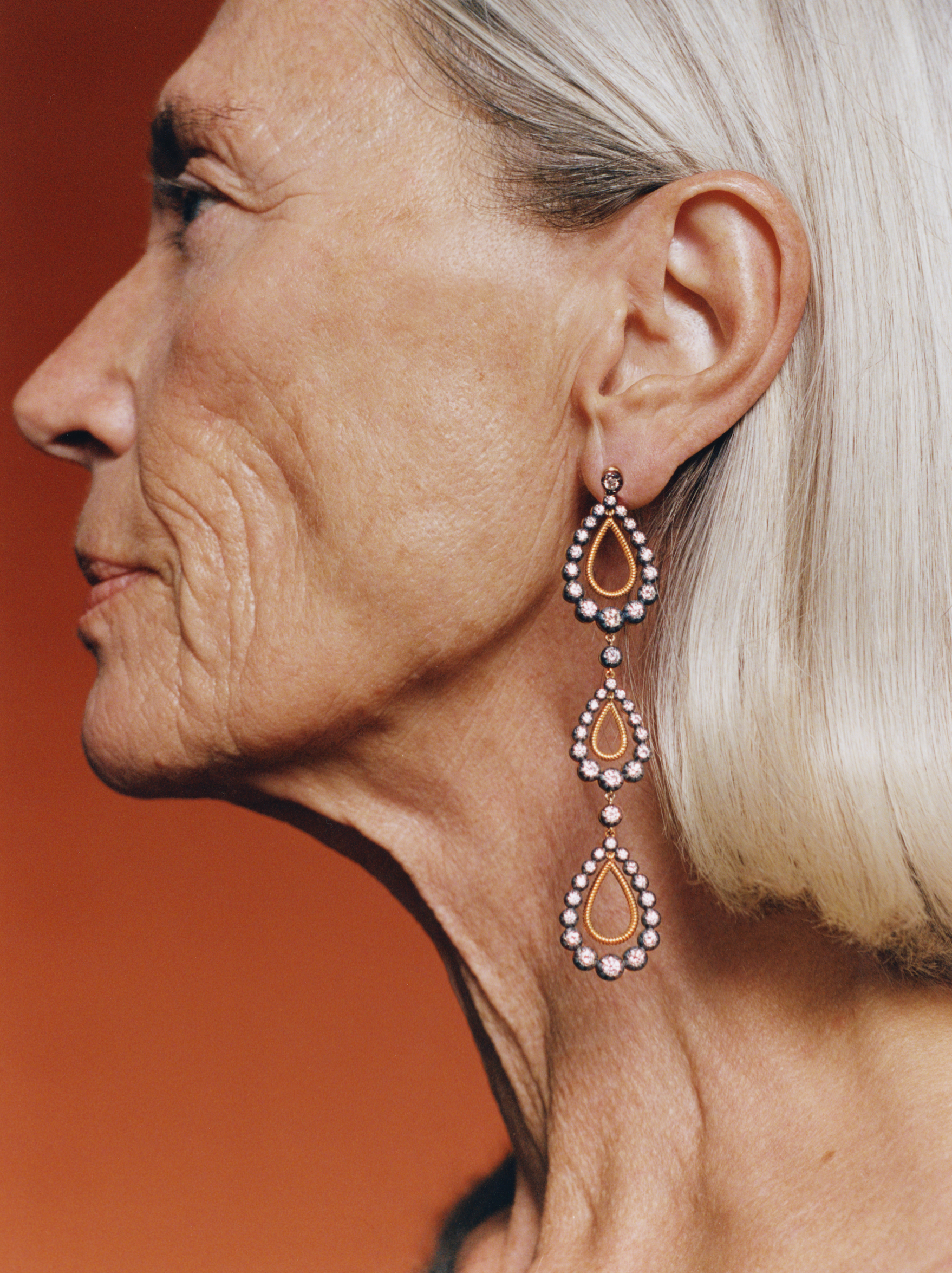 Gotas long earrings