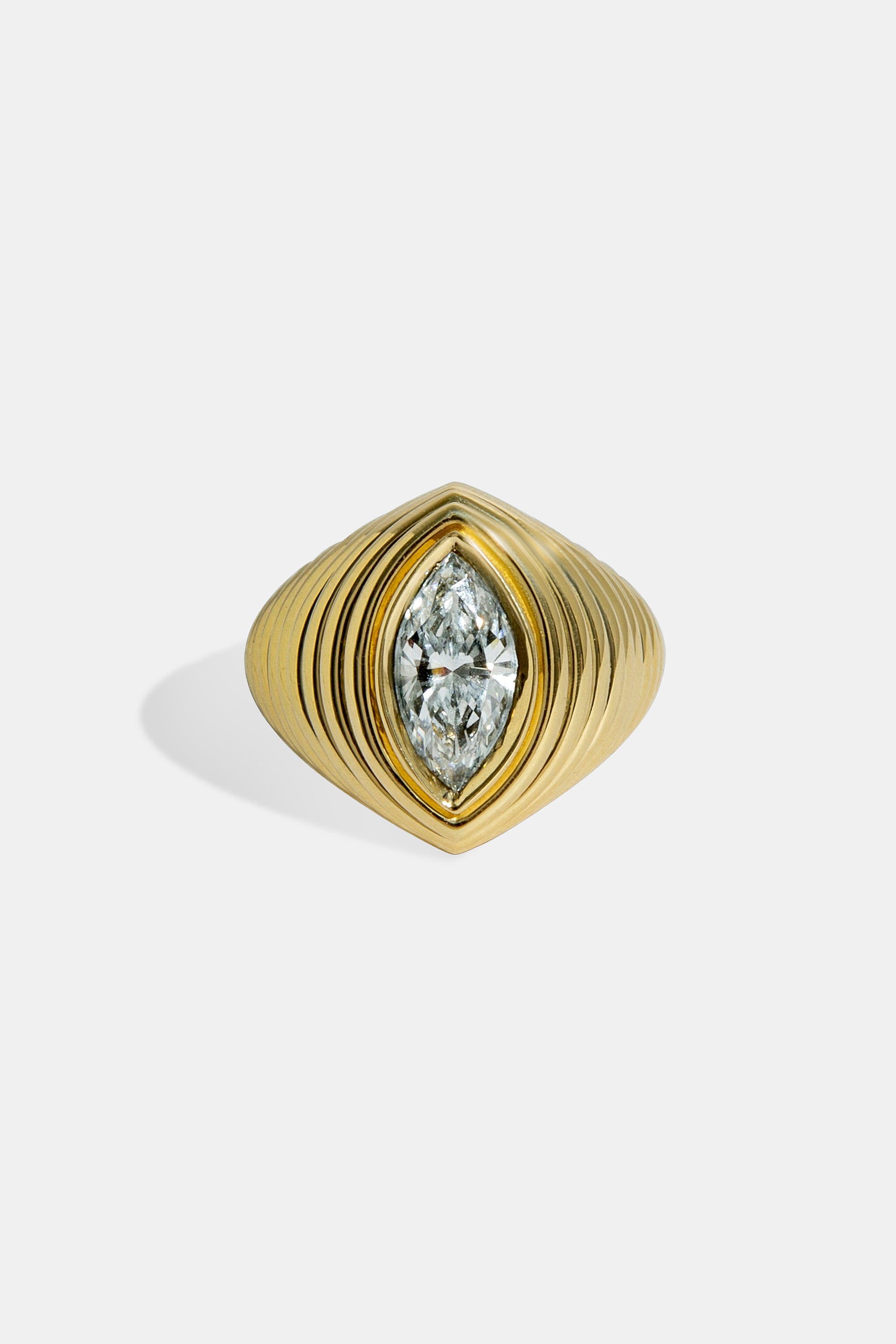 Anillo Gold & Gold marquise