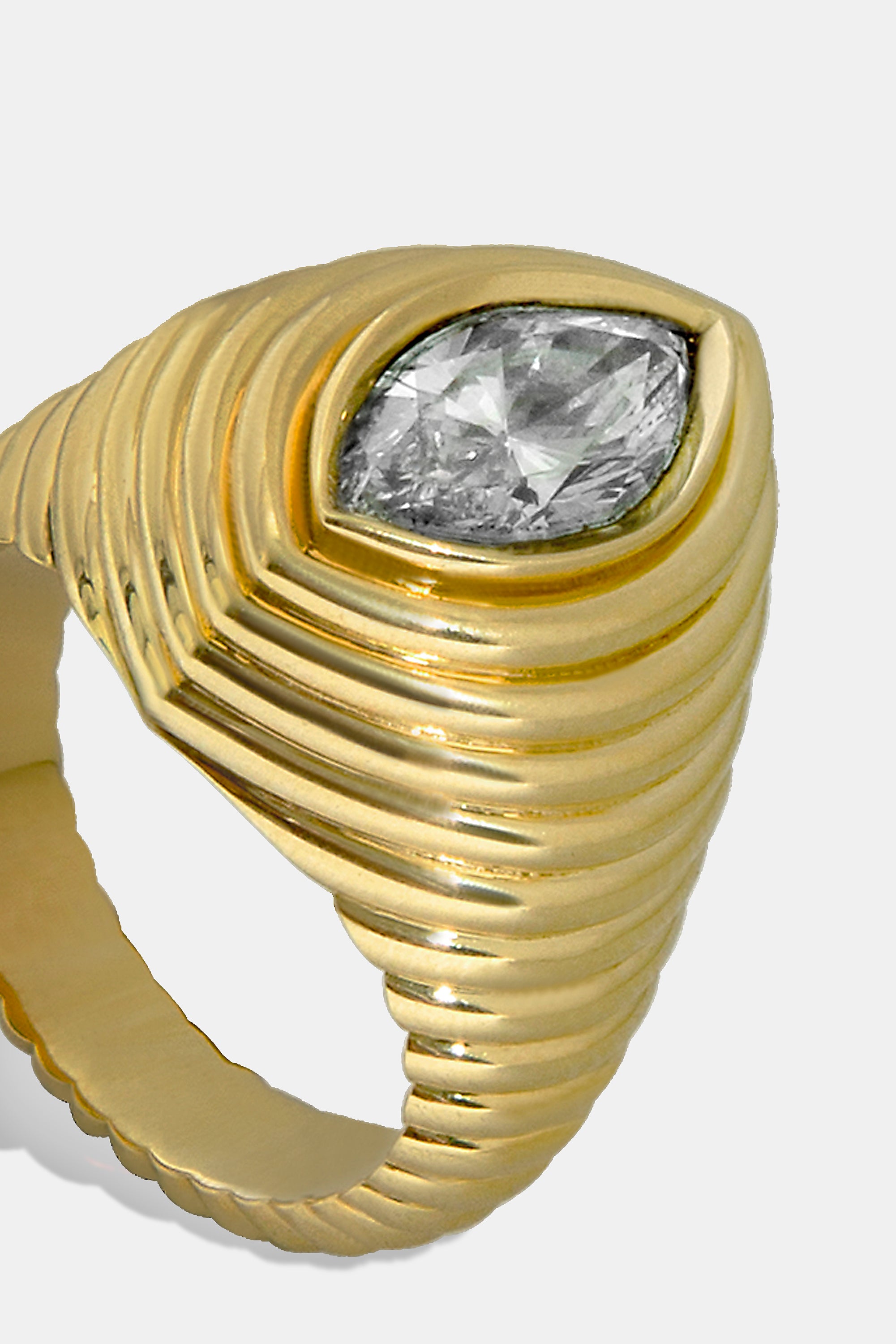 Anillo Gold & Gold marquise