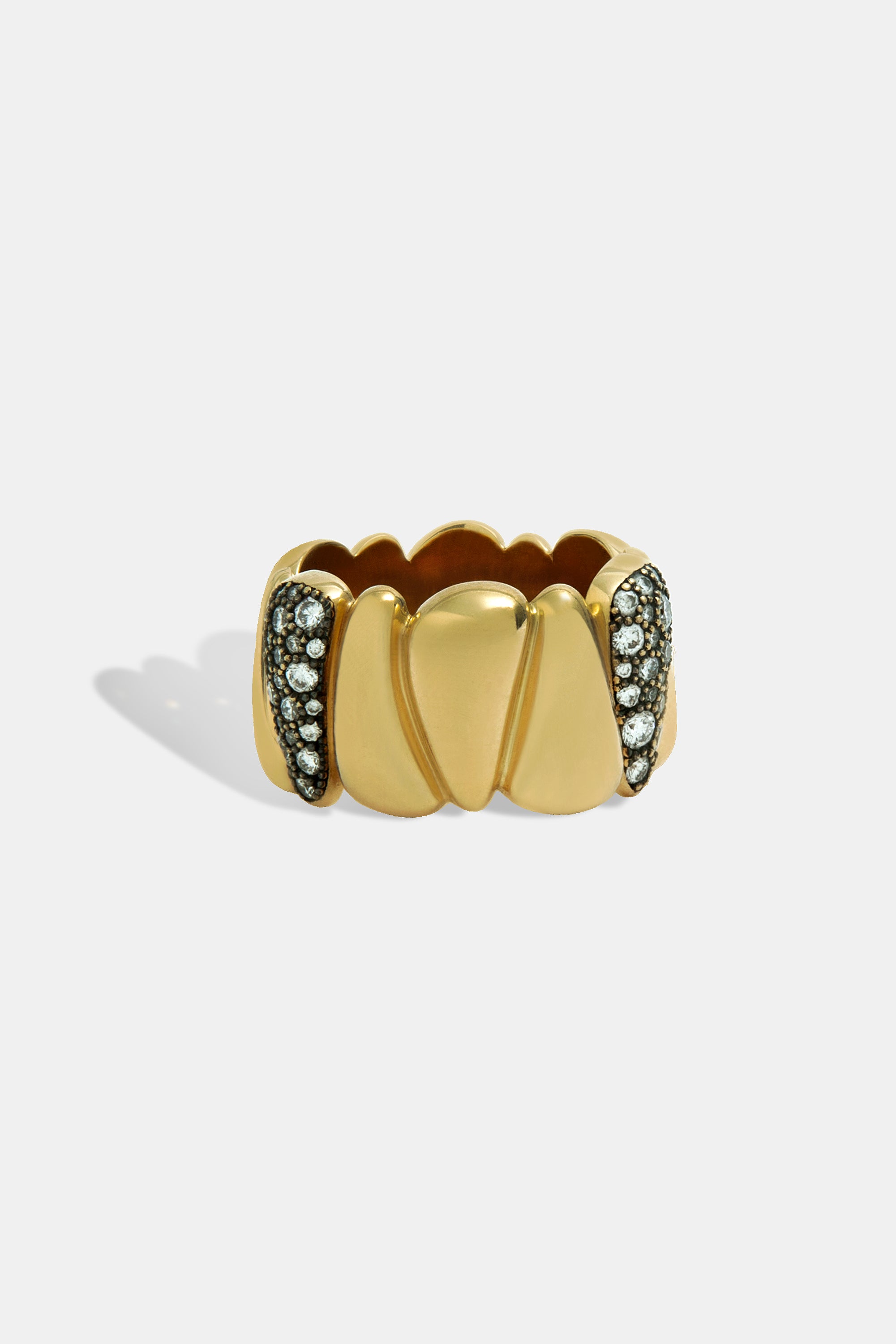 Anillo Seeds rodio negro S