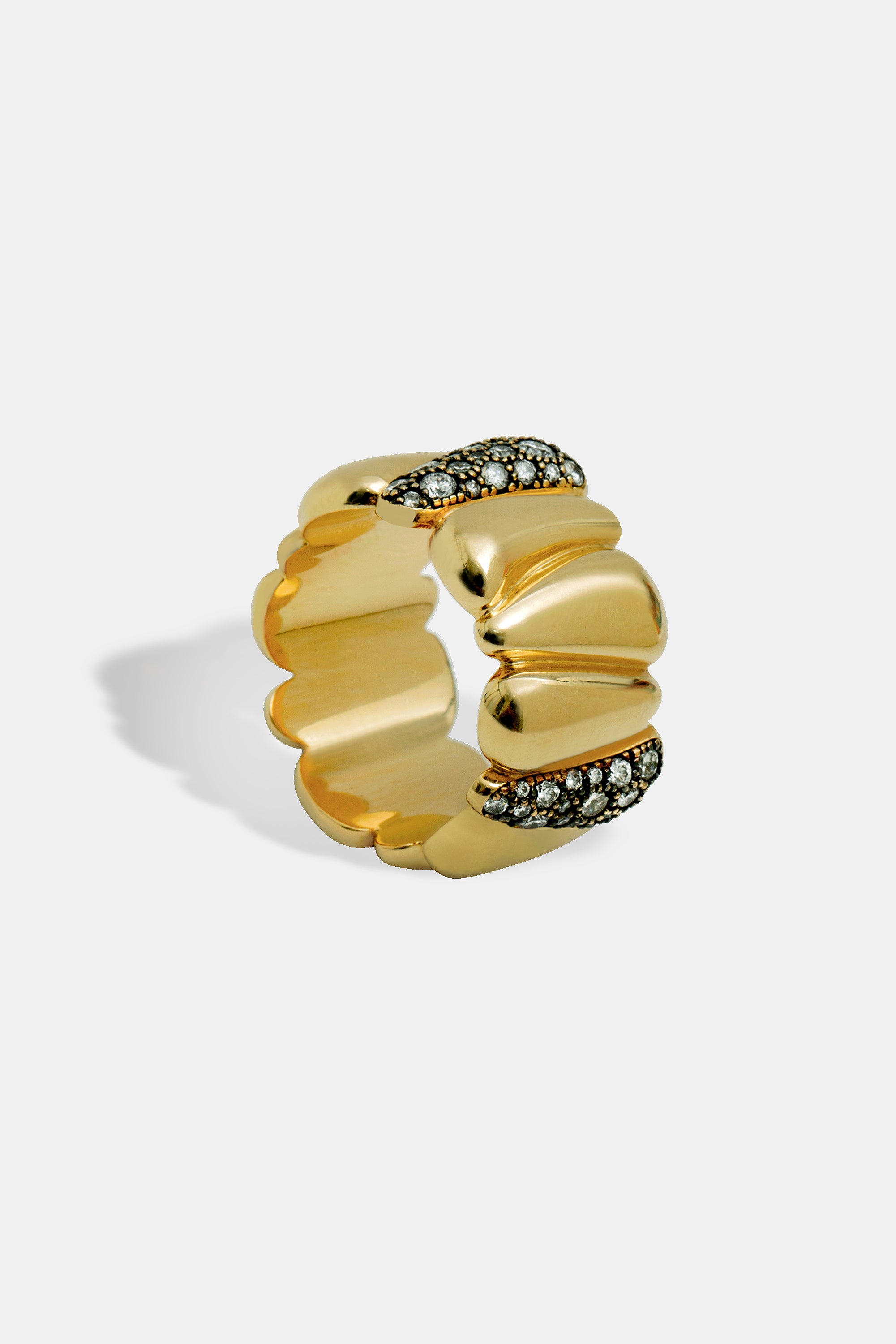 Anillo Seeds rodio negro S