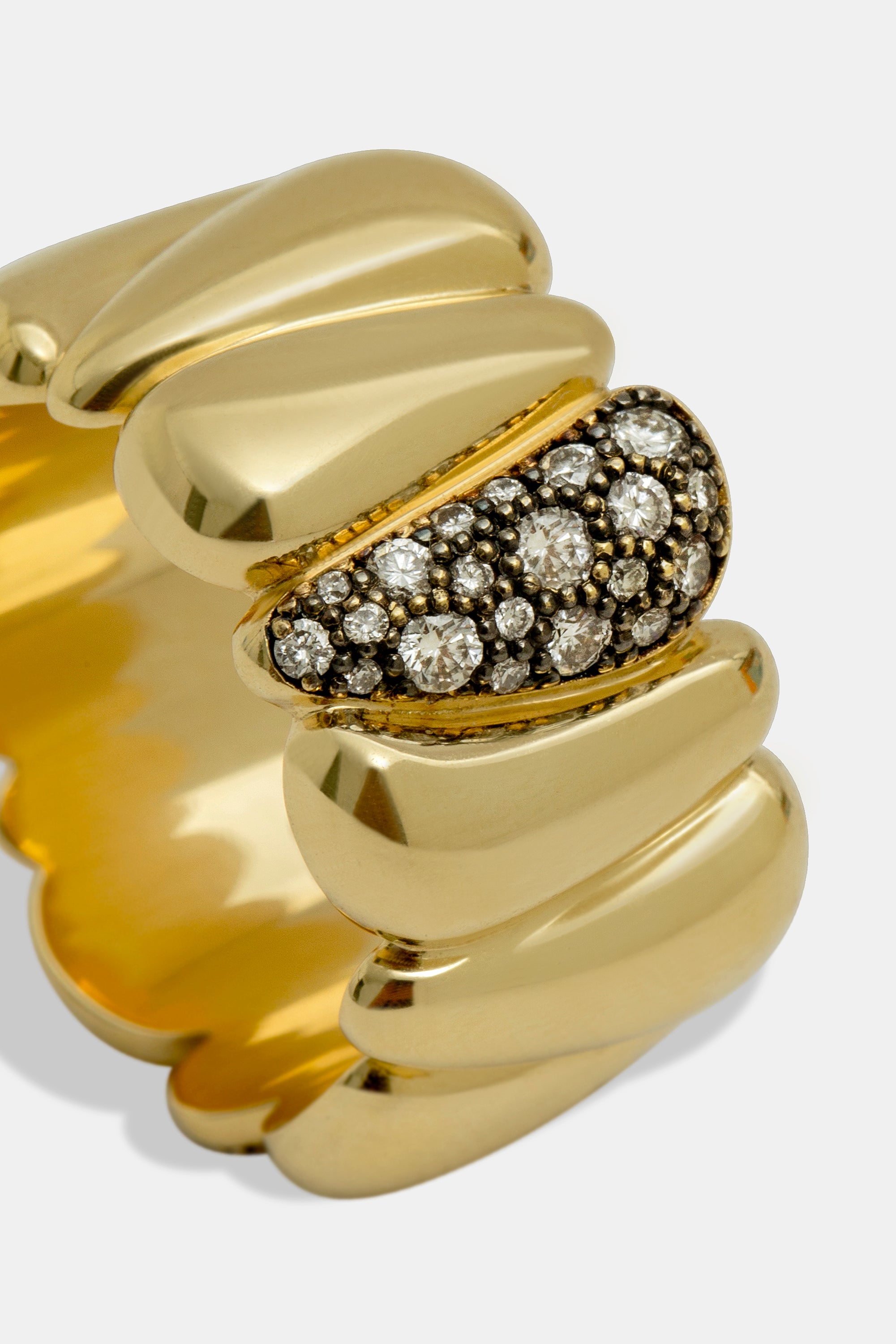 Anillo Seeds rodio negro S