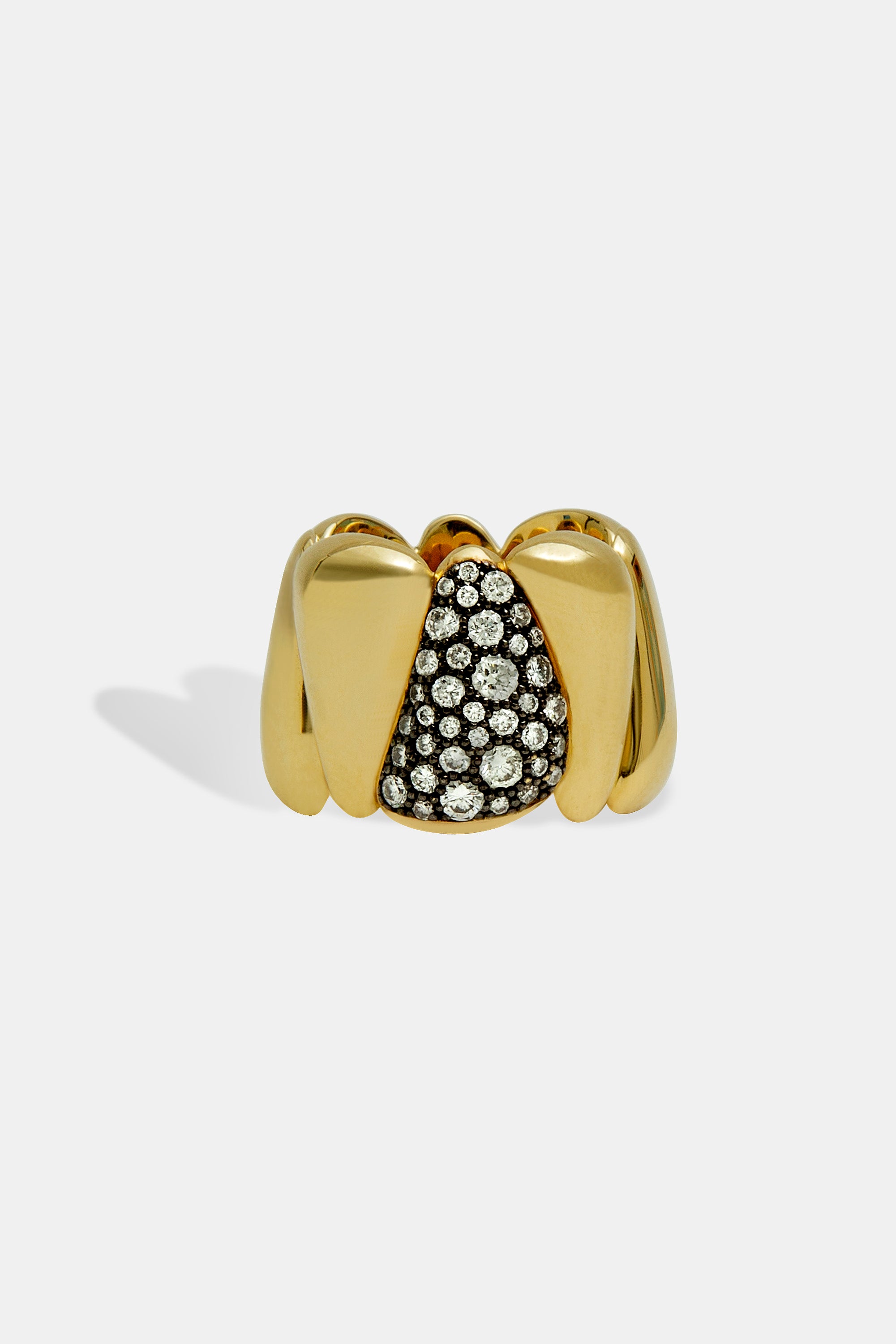 Anillo Seeds rodio negro L