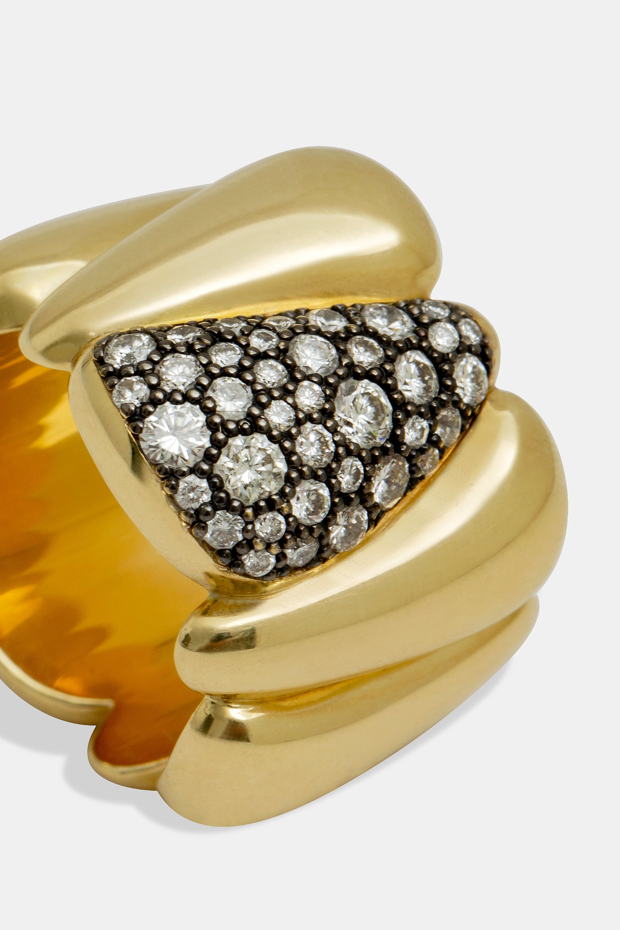 Anillo Seeds rodio negro L