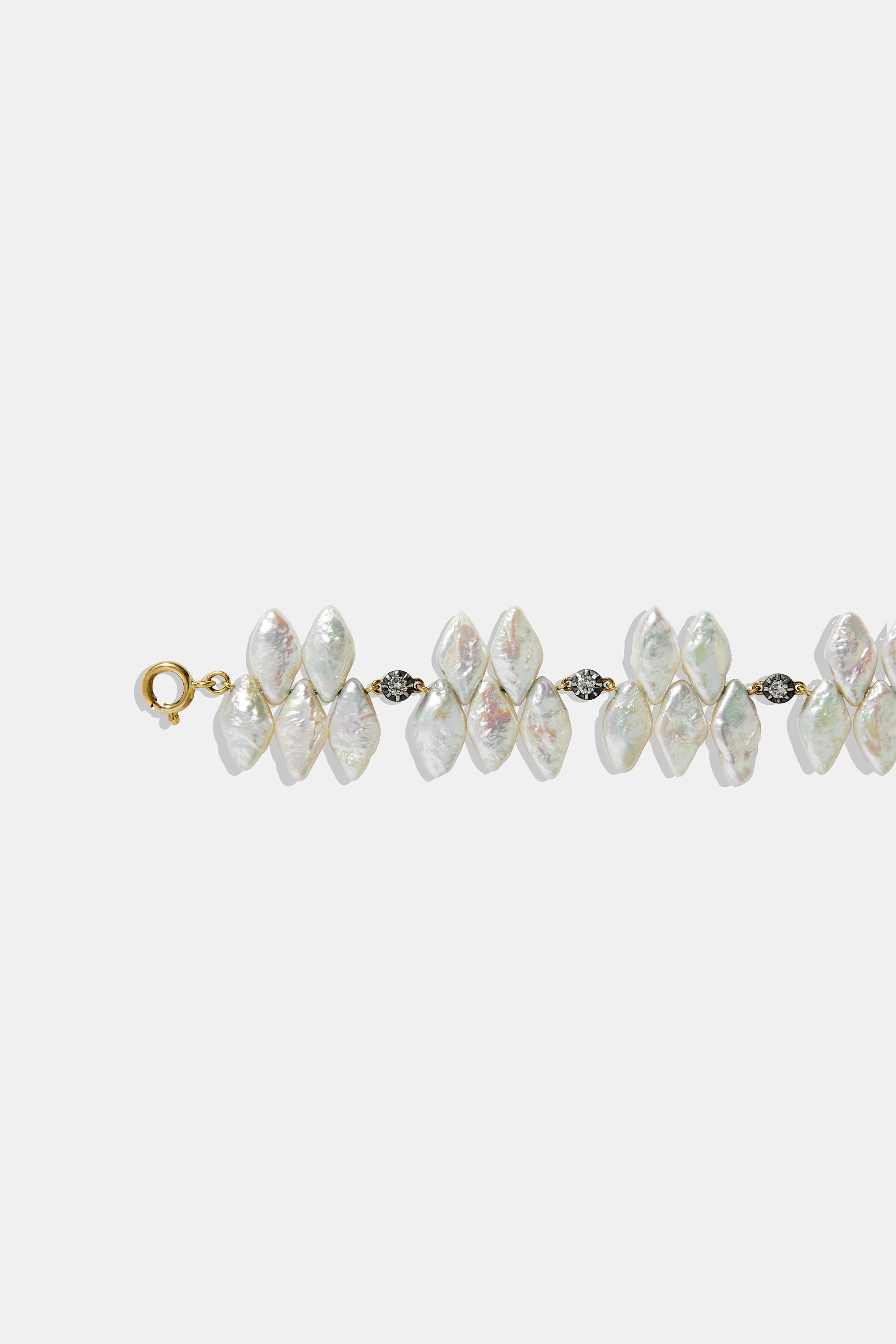 Collar Rombo perlas