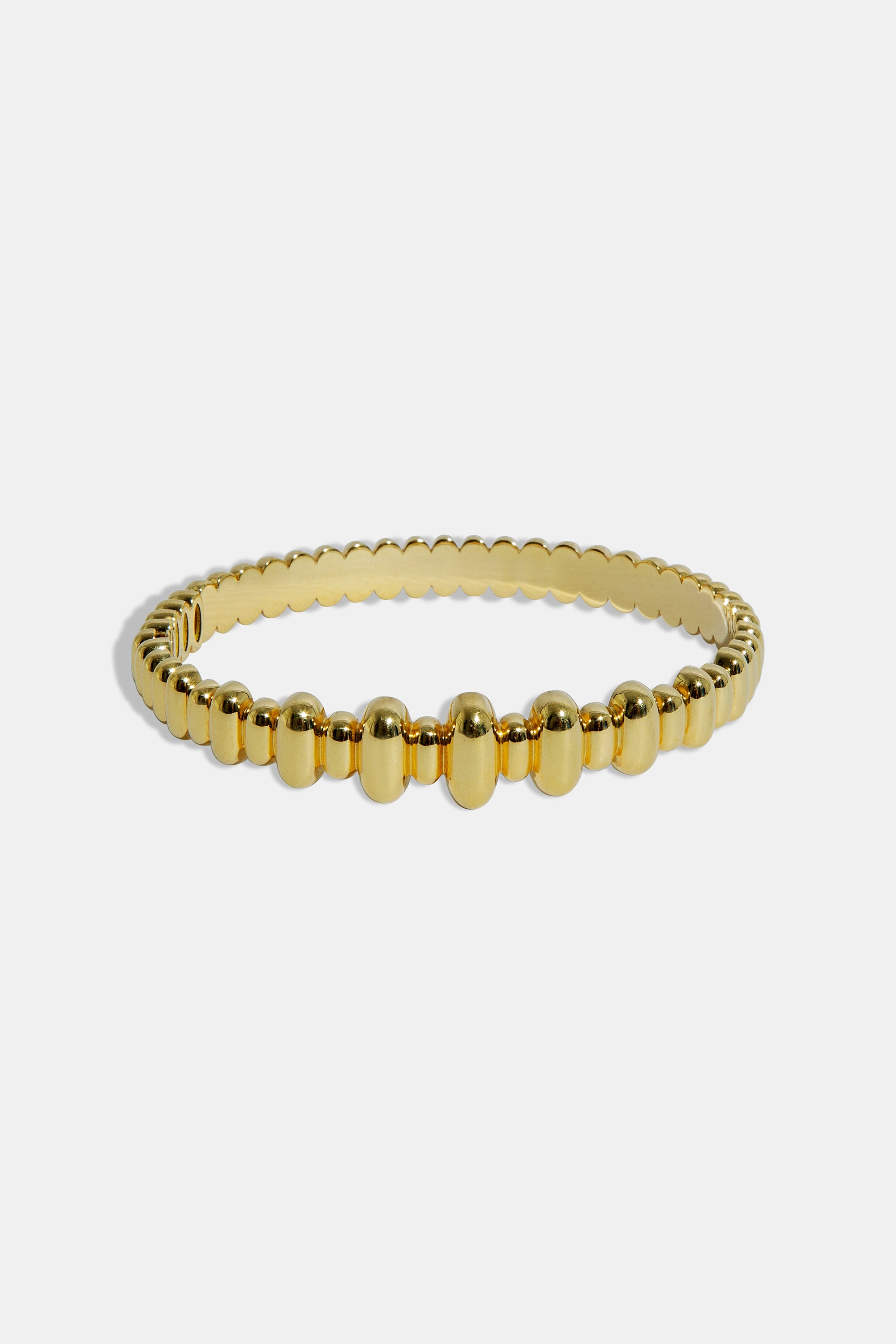 Spiral uneven bracelet