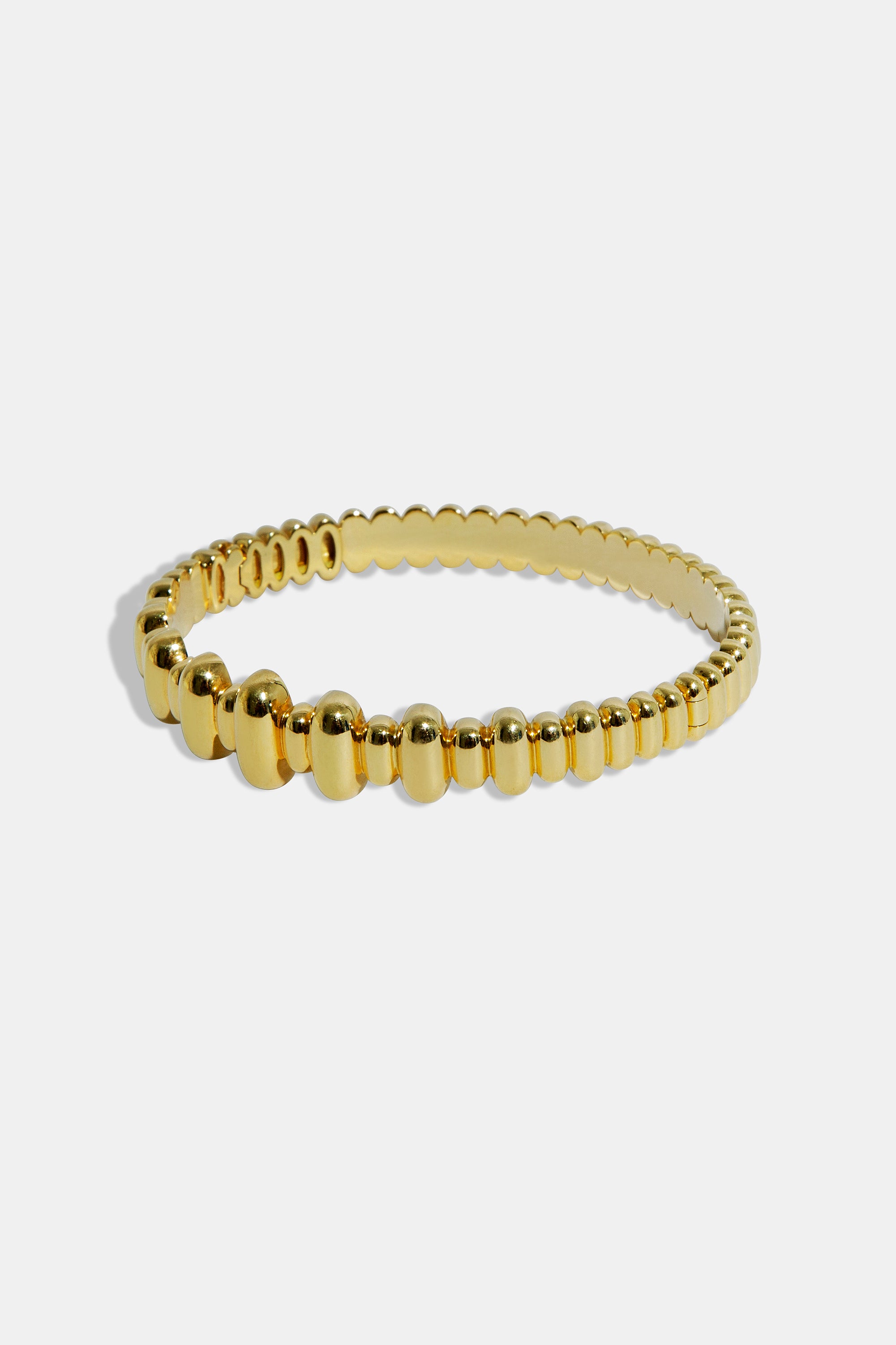 Spiral uneven bracelet