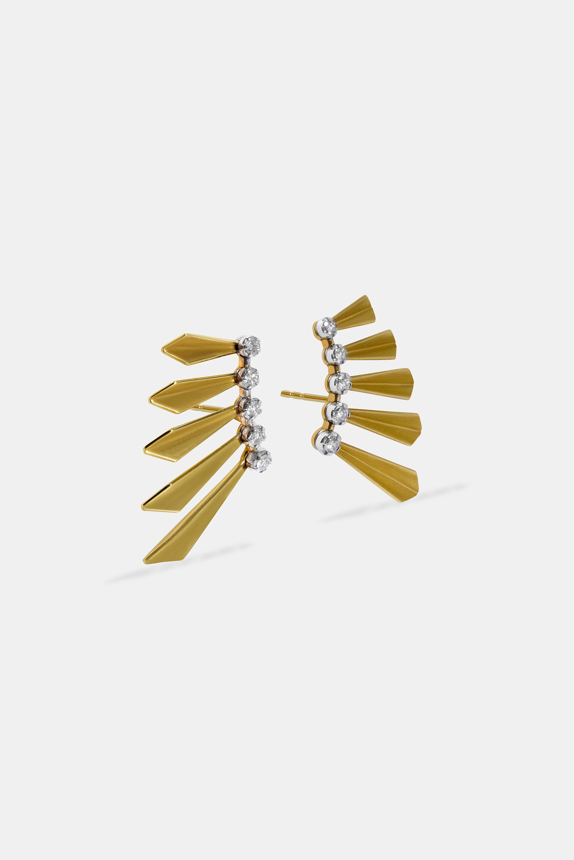 Swords climber earrings