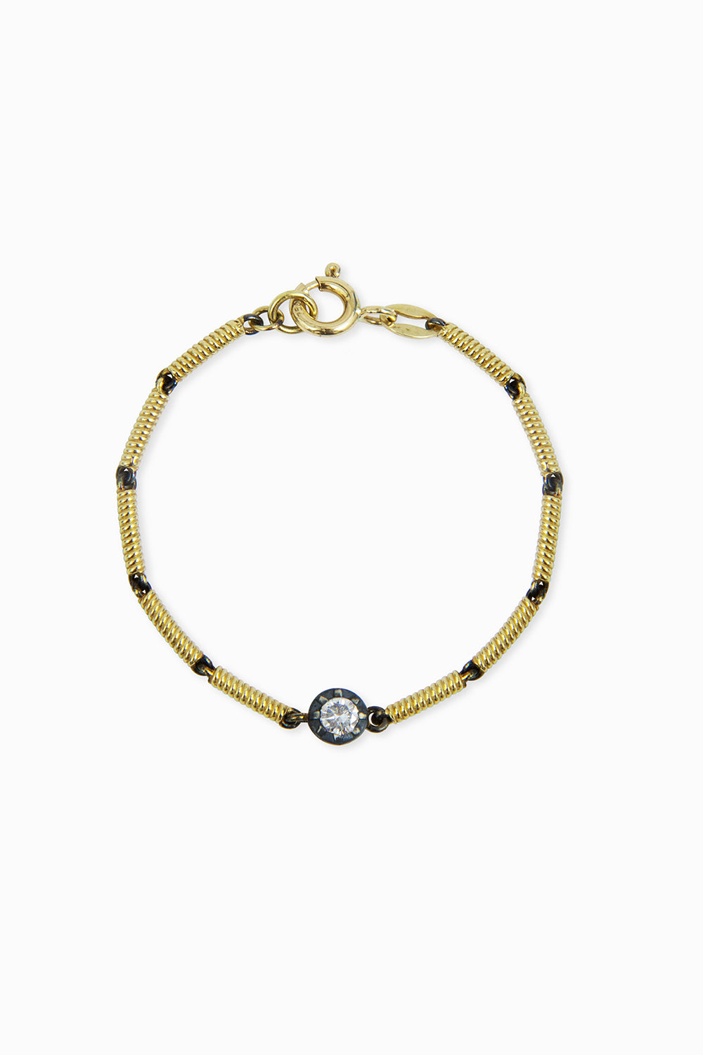 Pulsera de tubo Cabo con un diamante