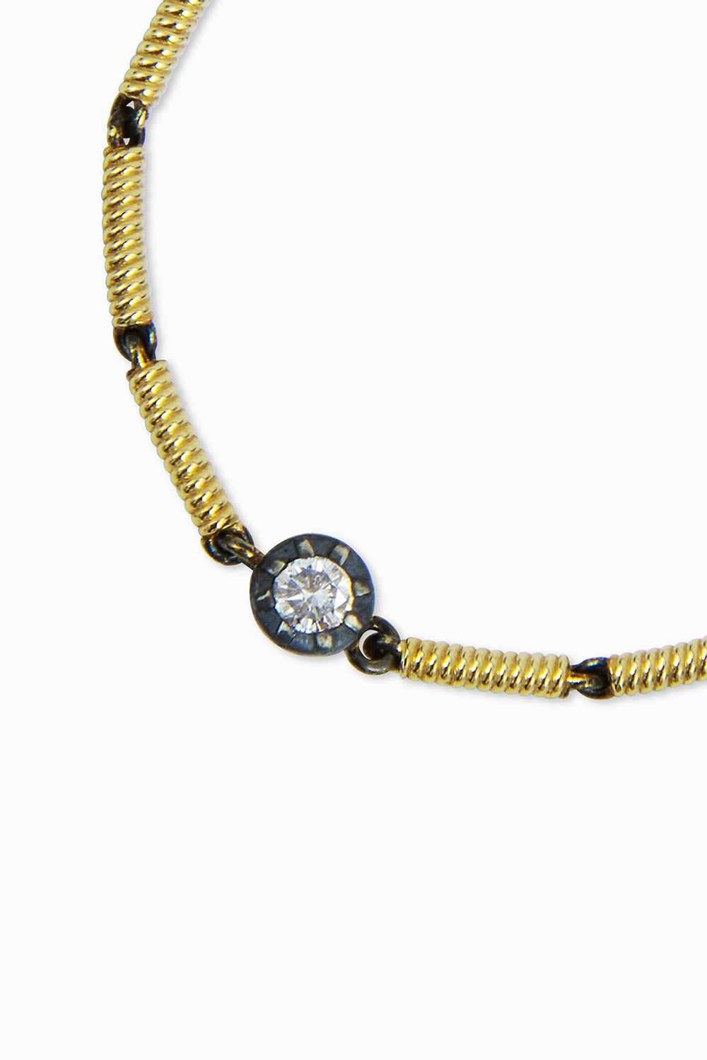 Pulsera de tubo Cabo con un diamante