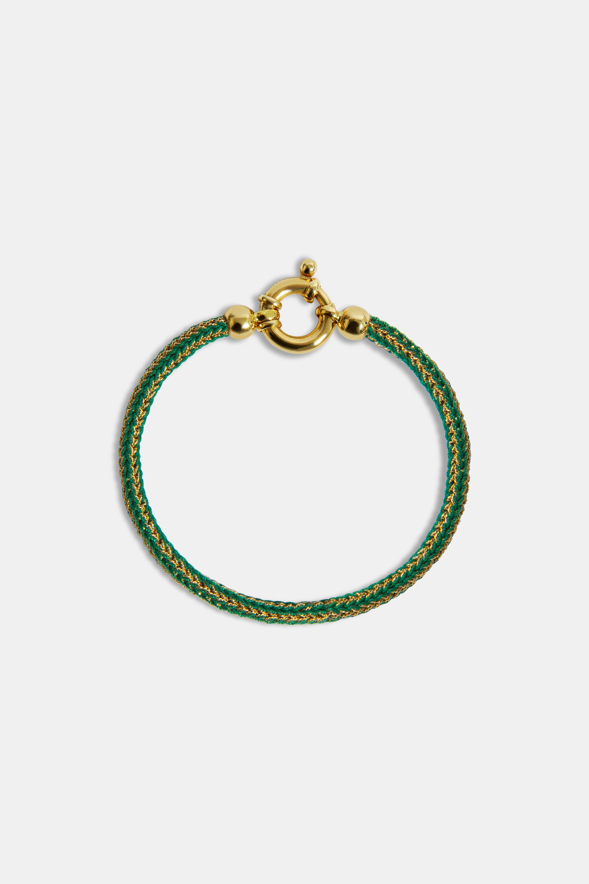 Texture green bracelet