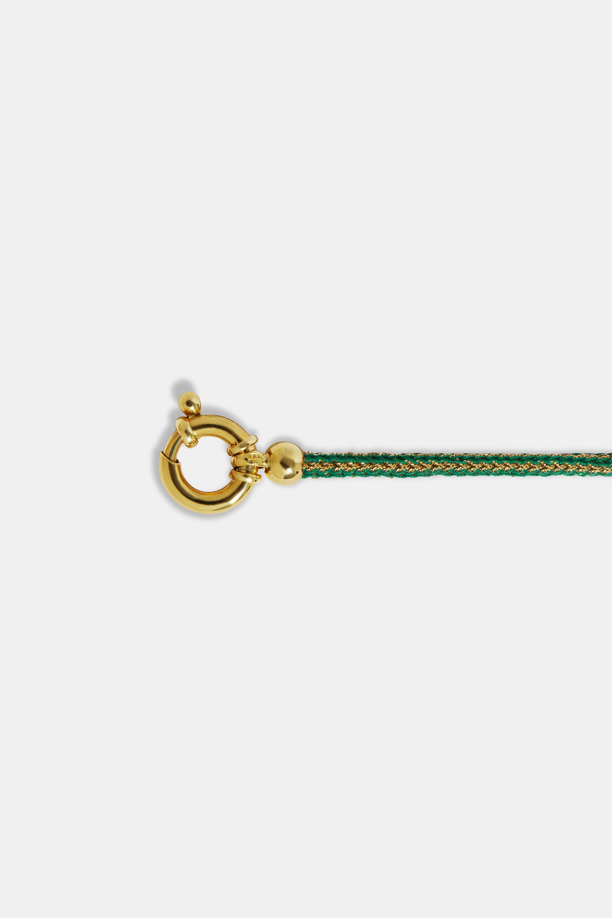 Texture green bracelet