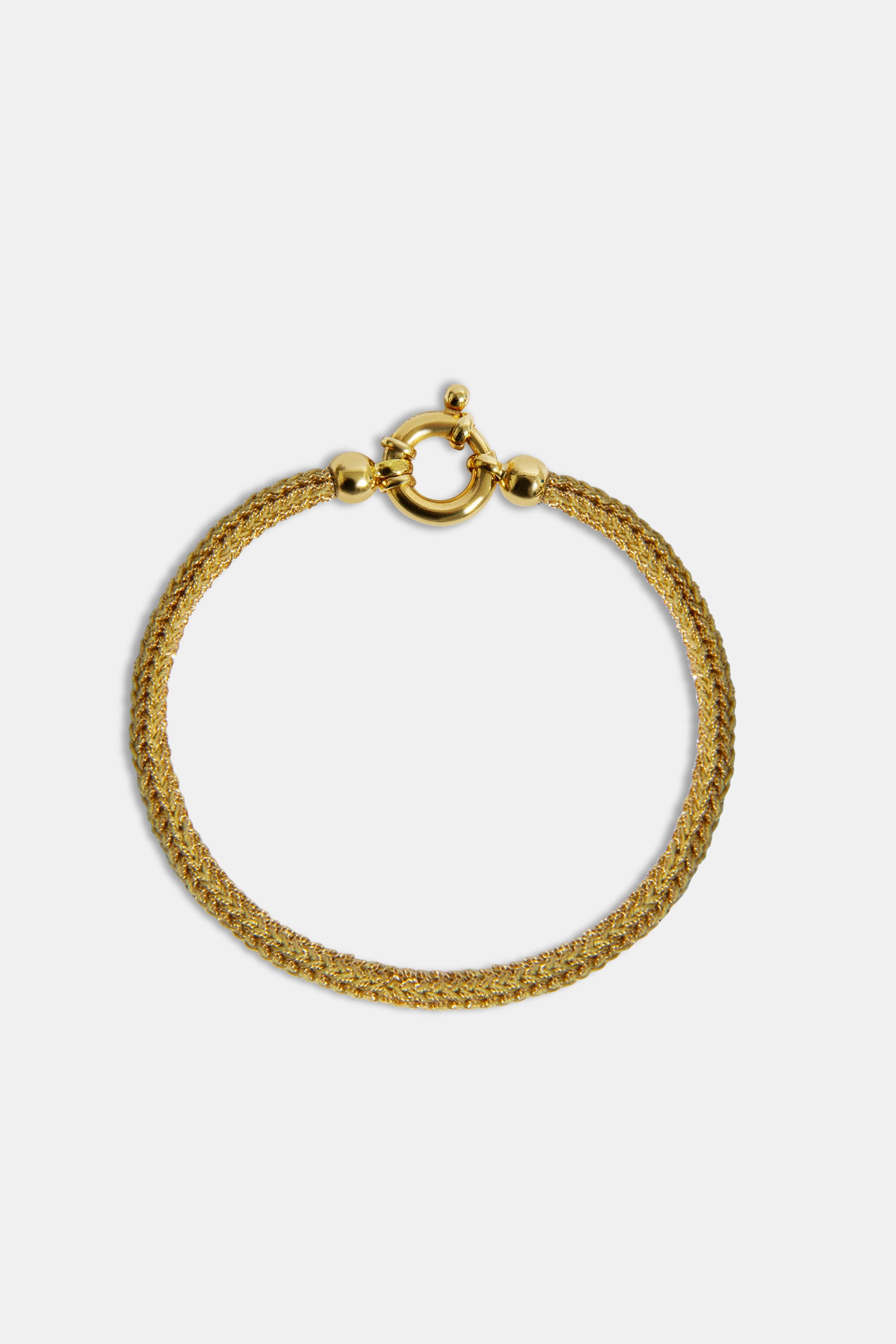 Texture yellow bracelet