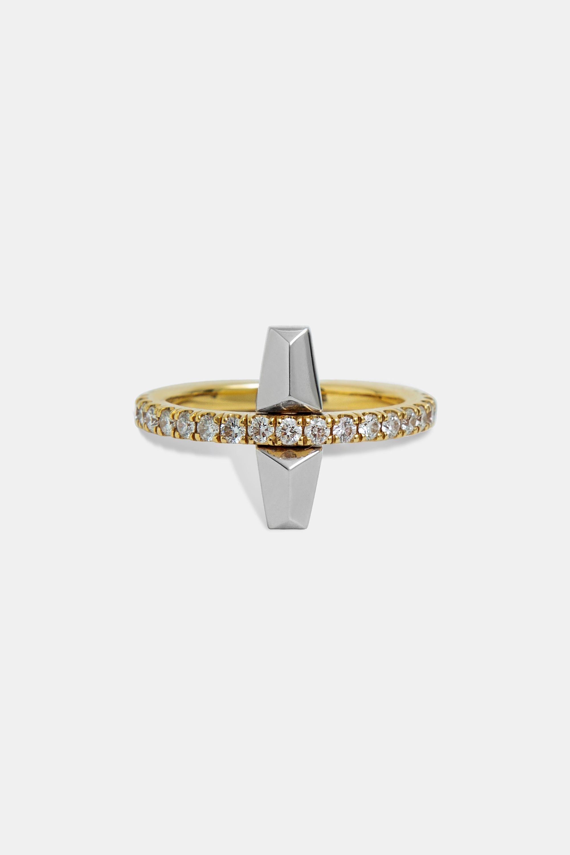 Olé trapeze band ring yellow