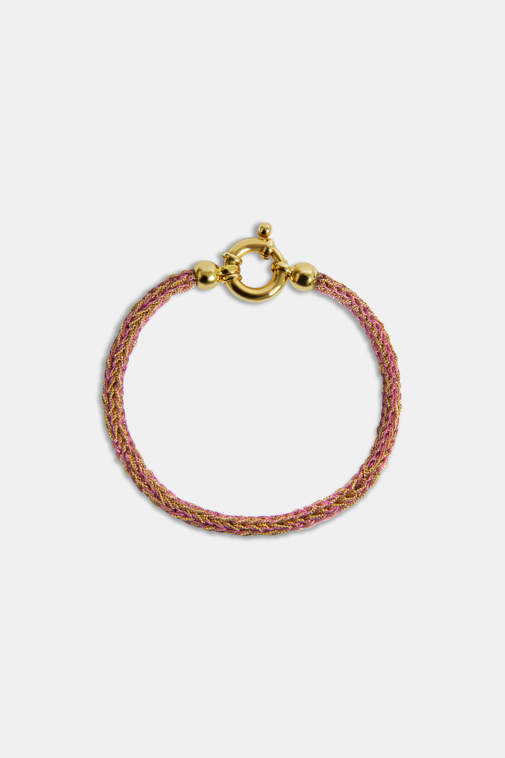 Texture pink bracelet