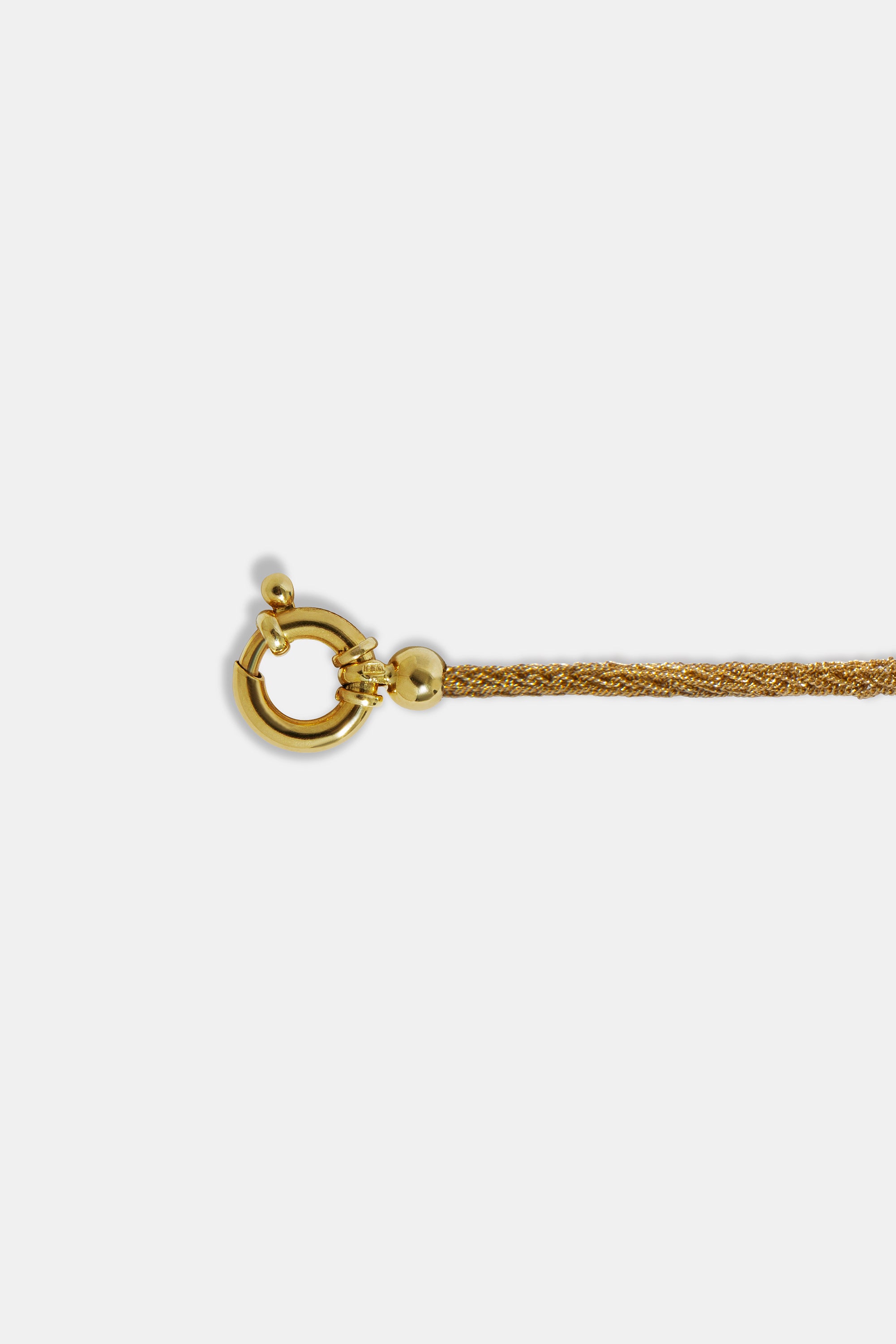 Texture gold bracelet