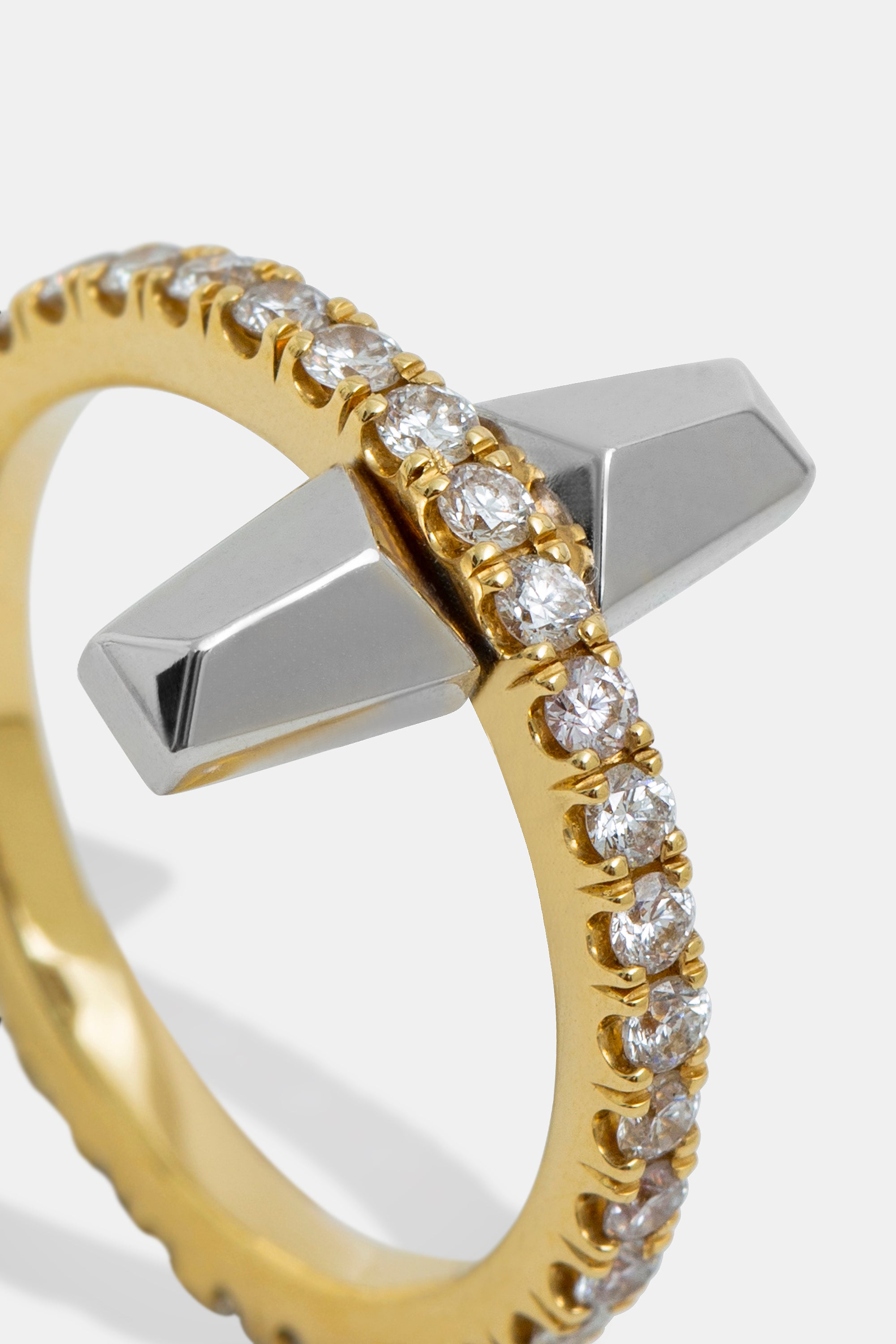 Olé trapeze band ring yellow
