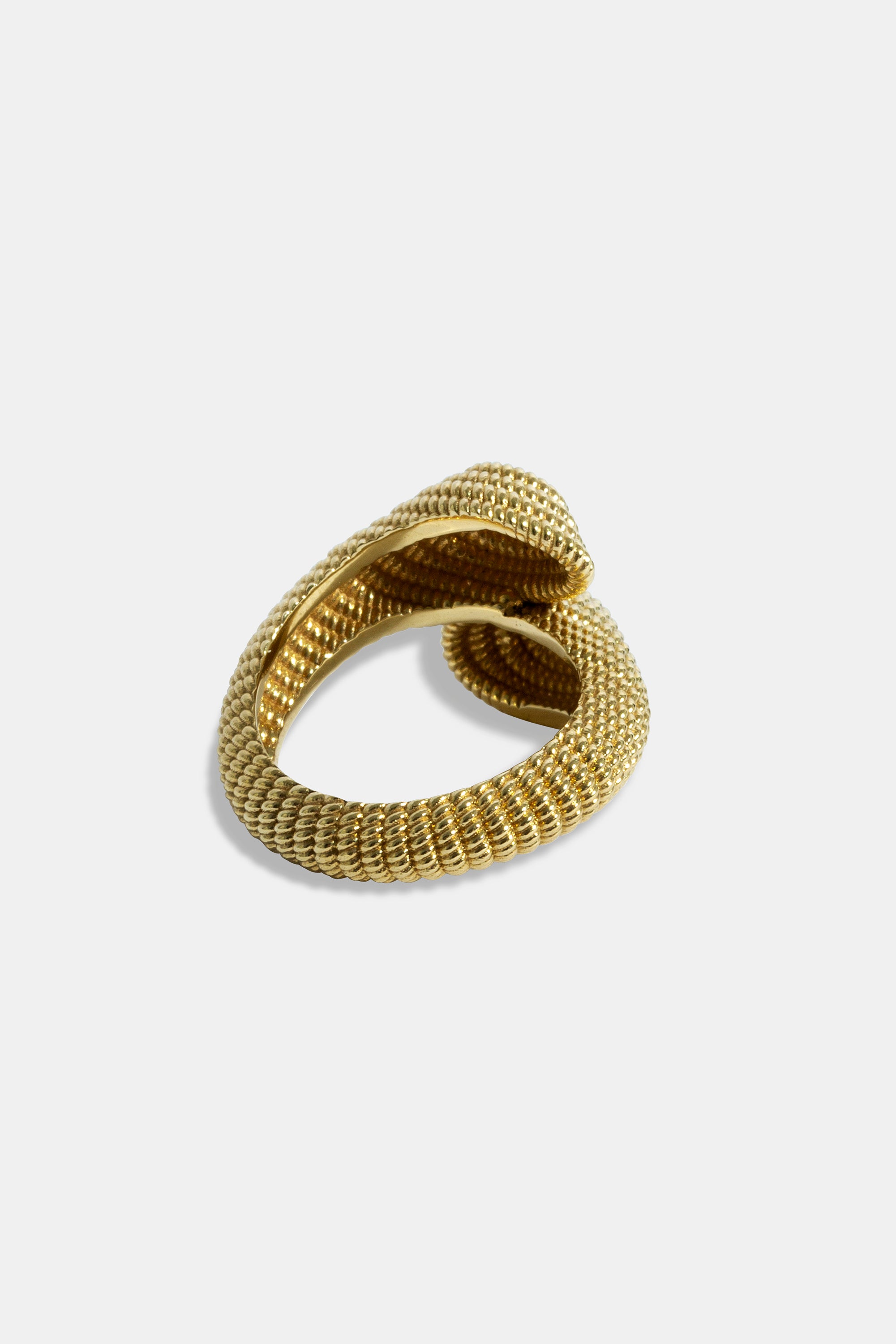 Dragon knot ring 0.20ct