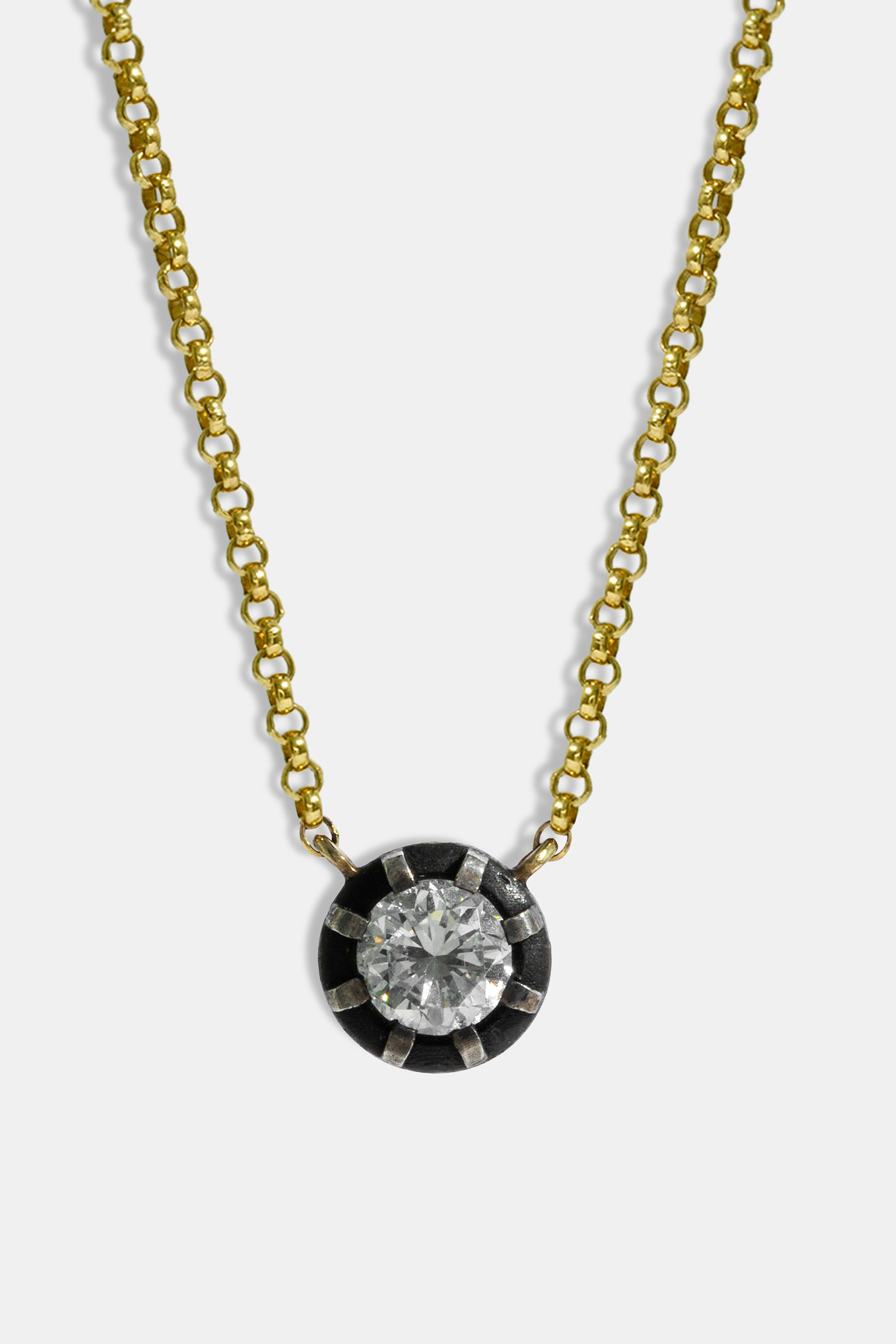 Midnight pendant 0.32ct.