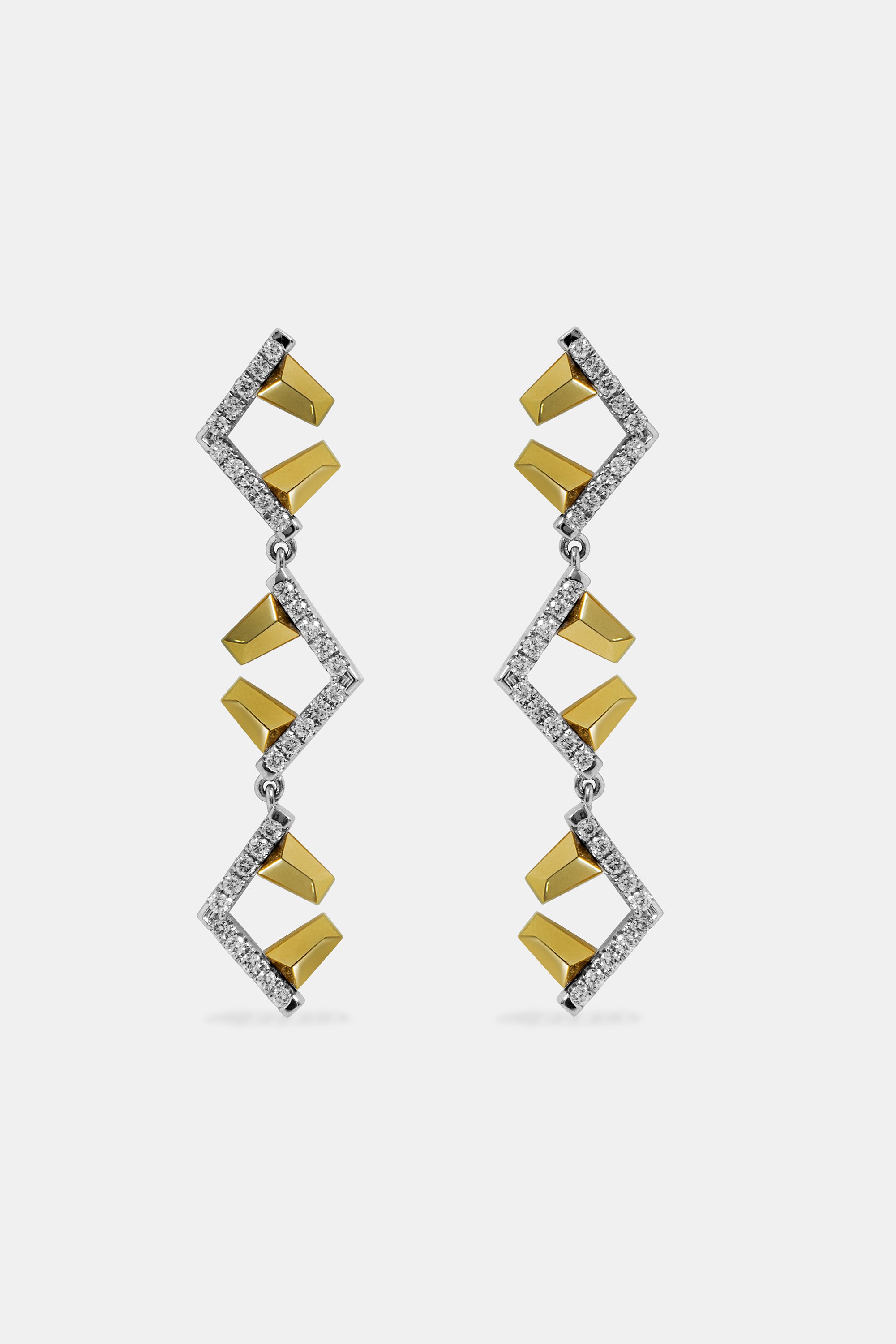 Pendientes Olé trapeze largos