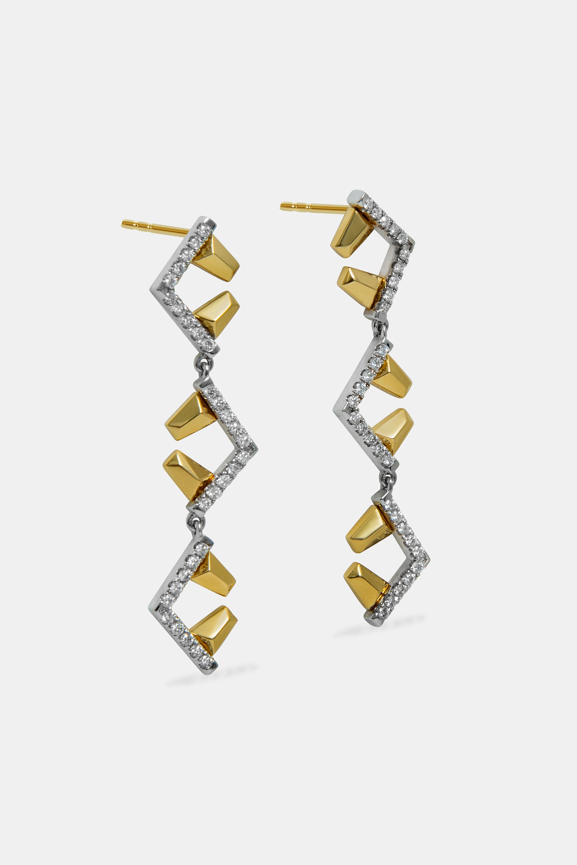 Pendientes Olé trapeze largos