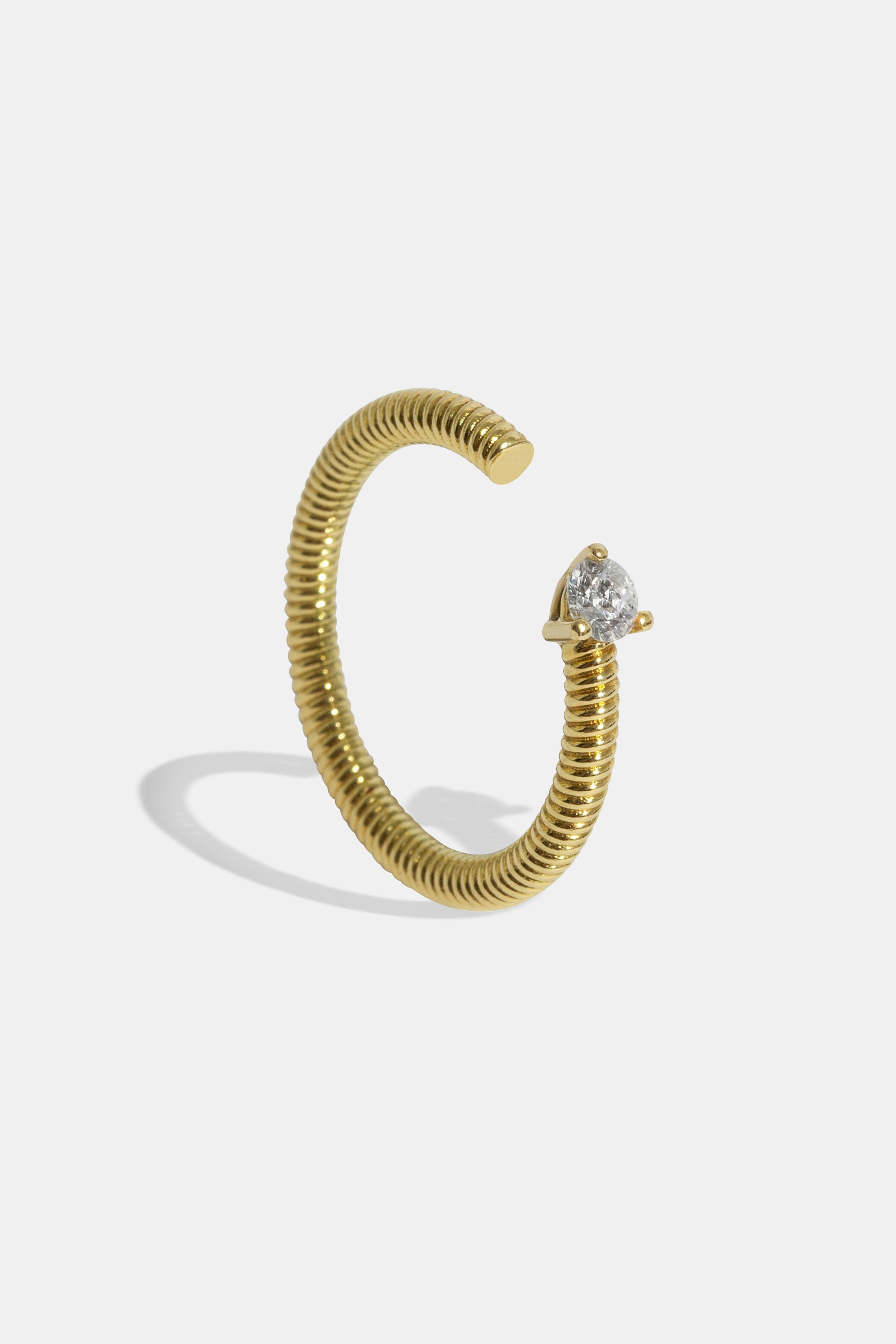 Cabo diamond open ring