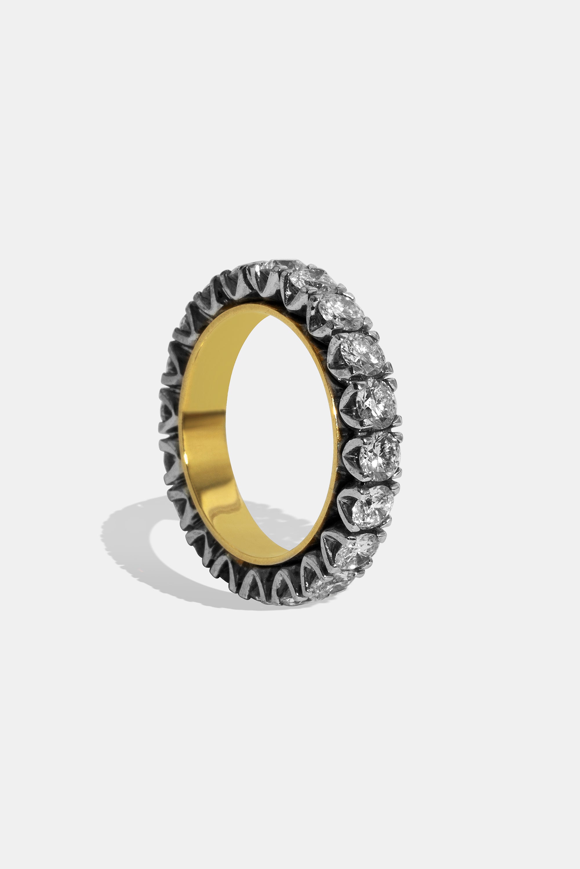 Nica engagement ring white