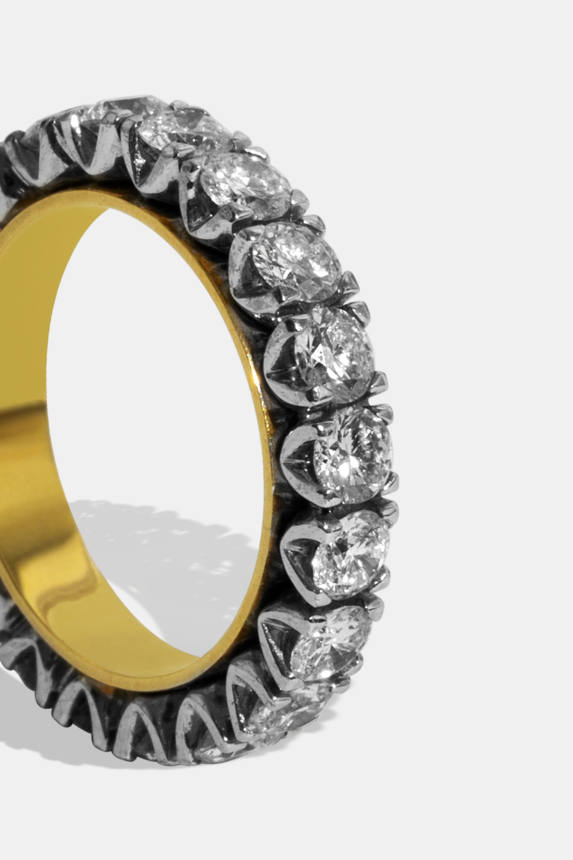 Nica engagement ring white
