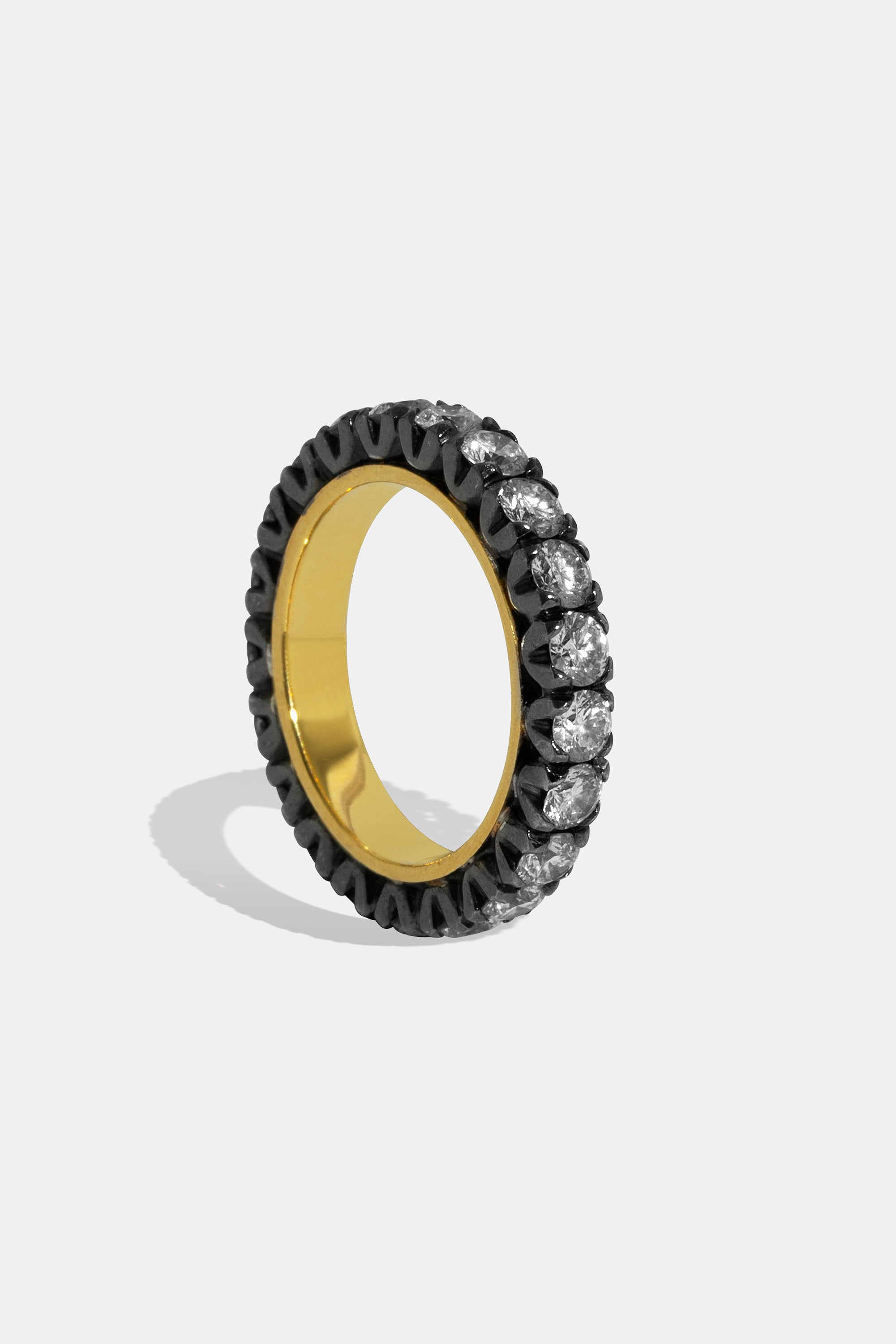 Nica engagement ring black