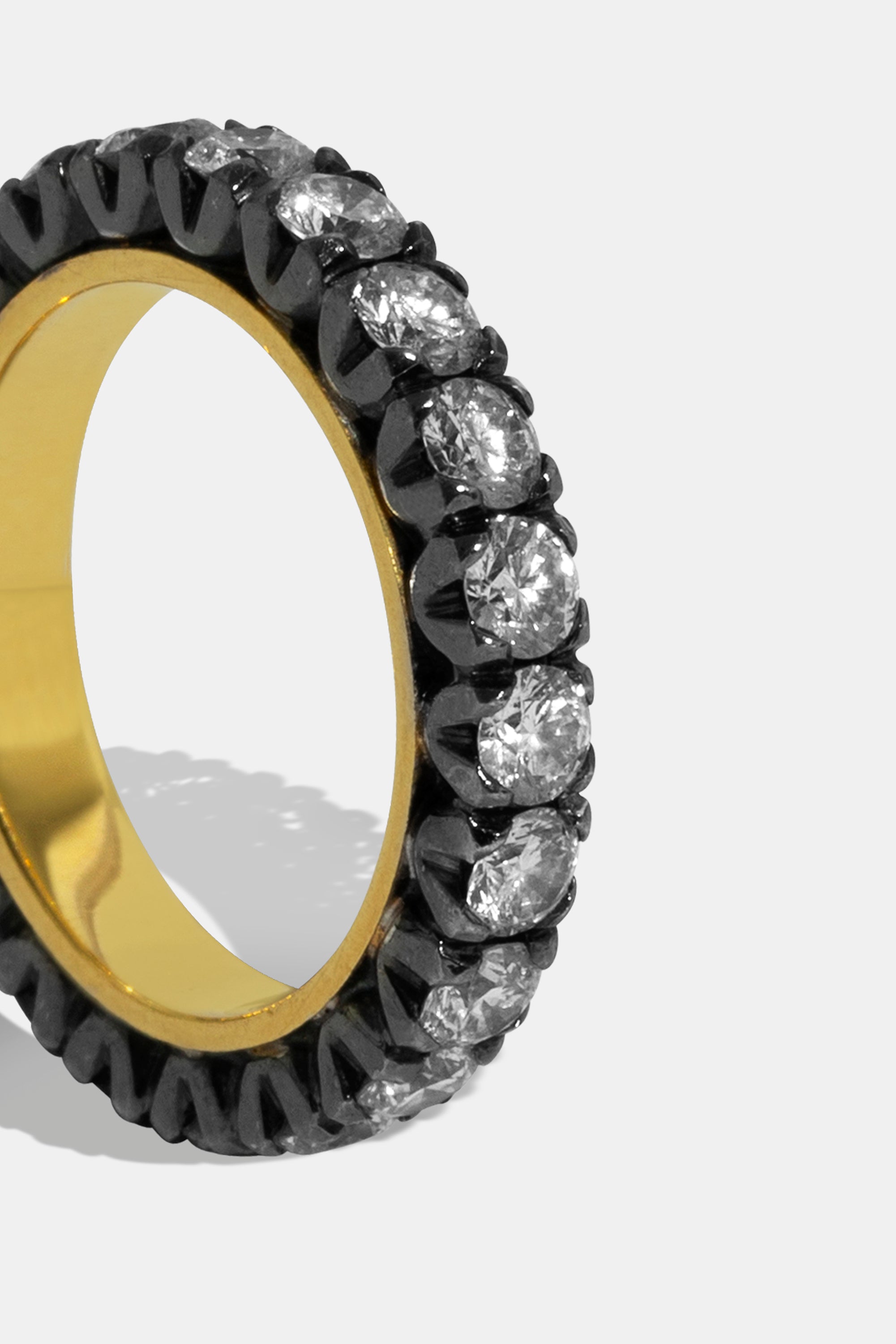 Nica engagement ring black