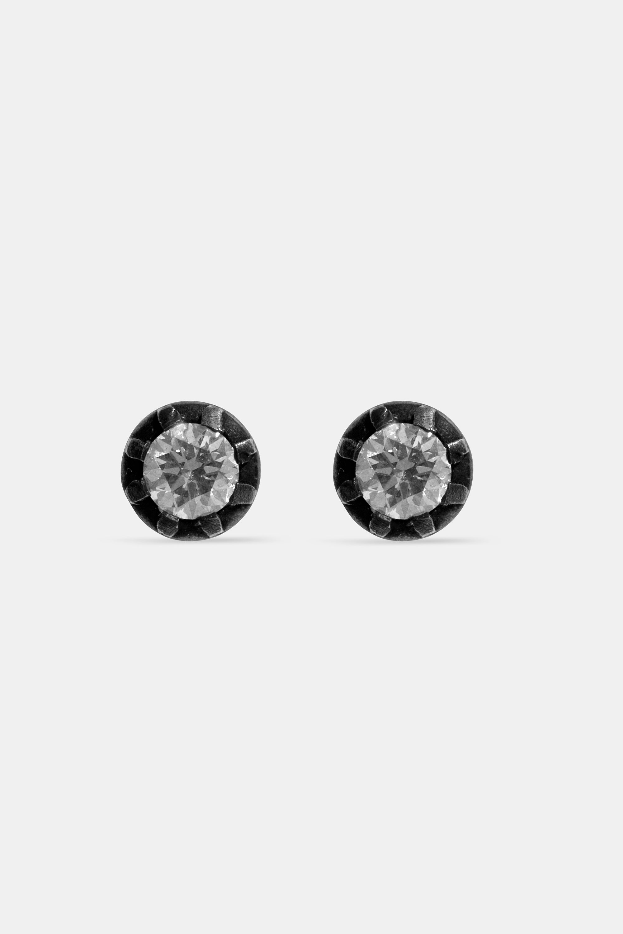 Midnight studs 0.50ct