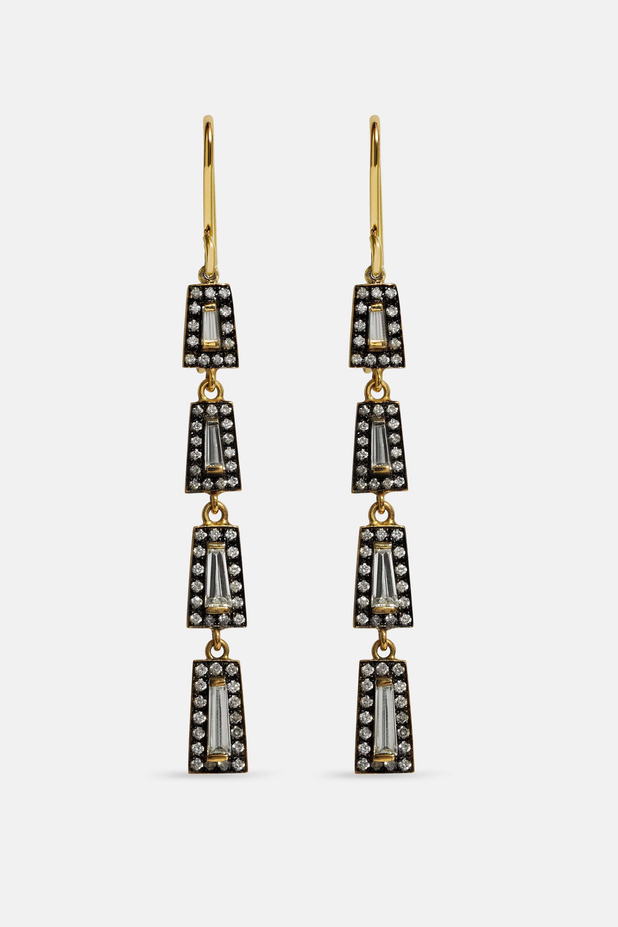 Pendientes Midnight cuatro taper