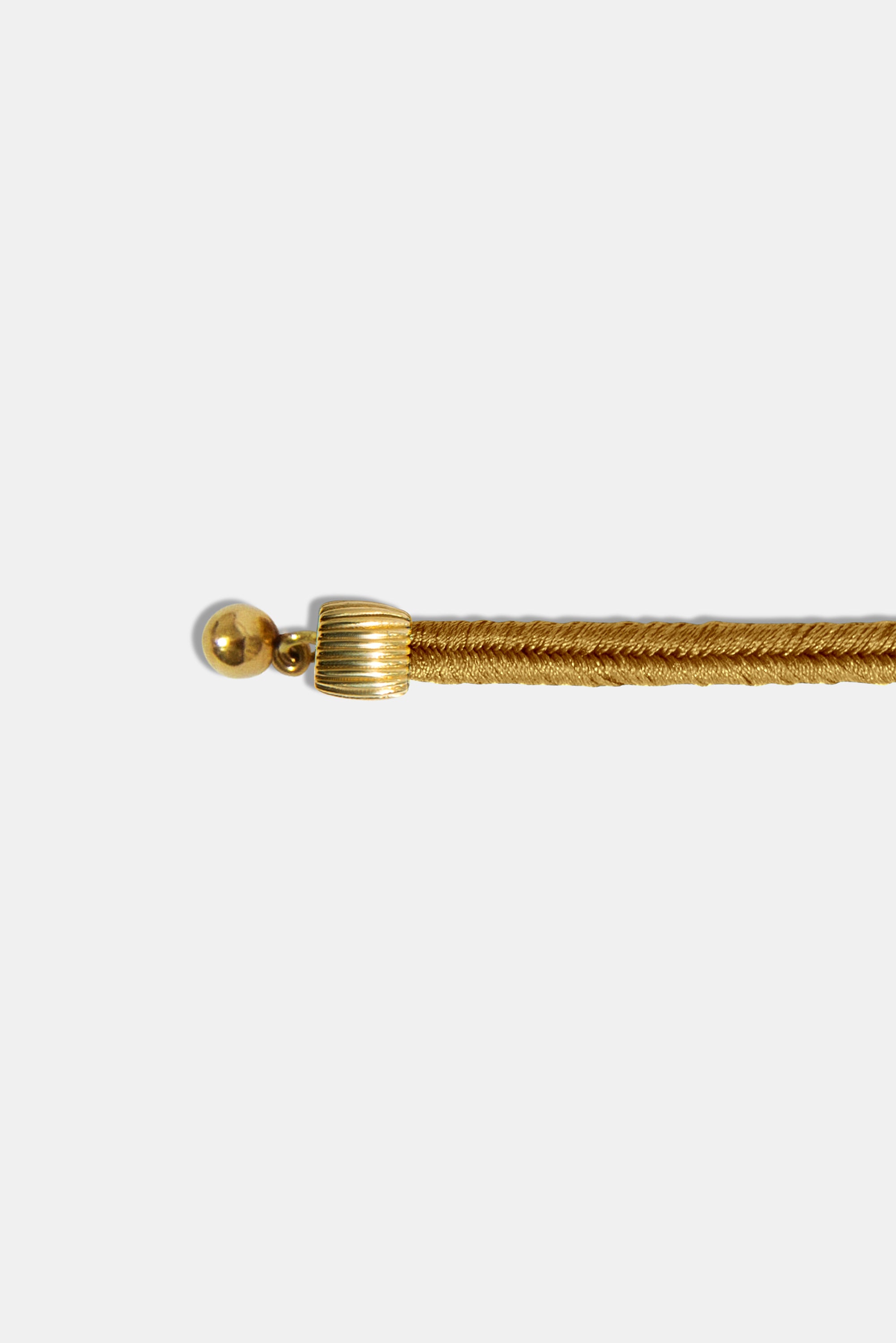Collar Midnight tapers con cinta seda