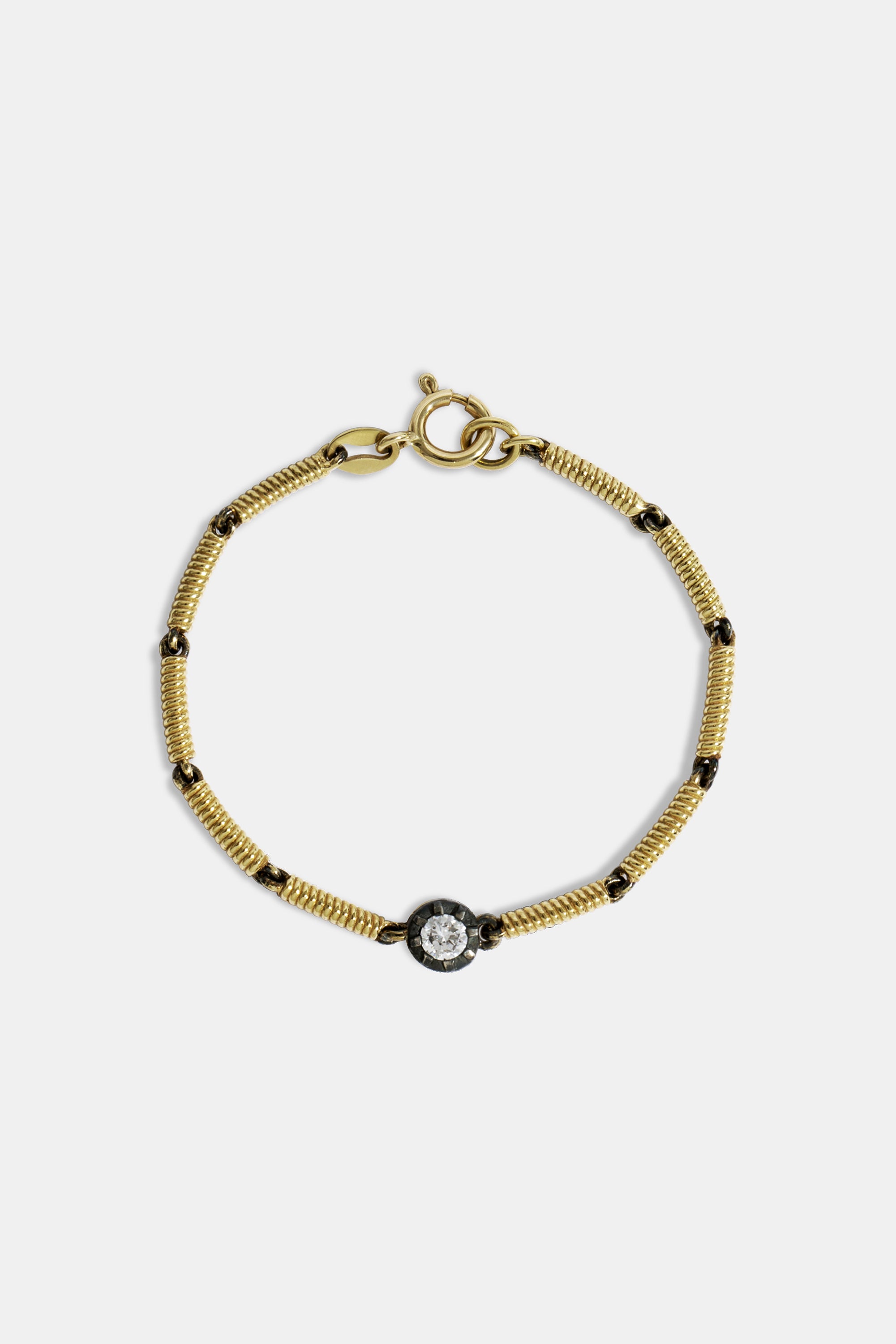 Pulsera de tubo Cabo con un diamante