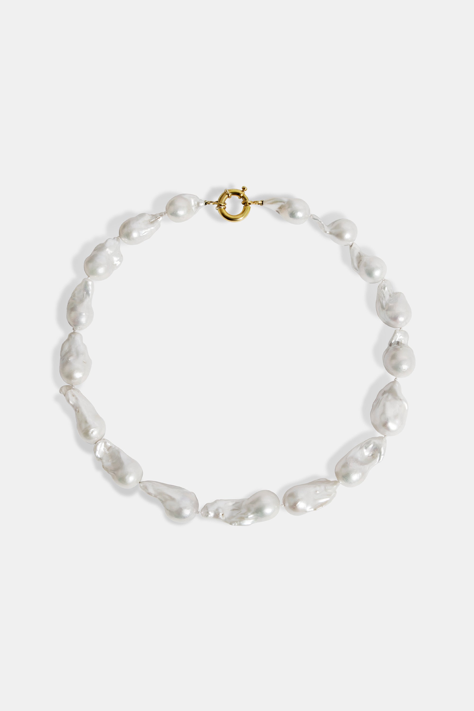 Collar perlas barrocas