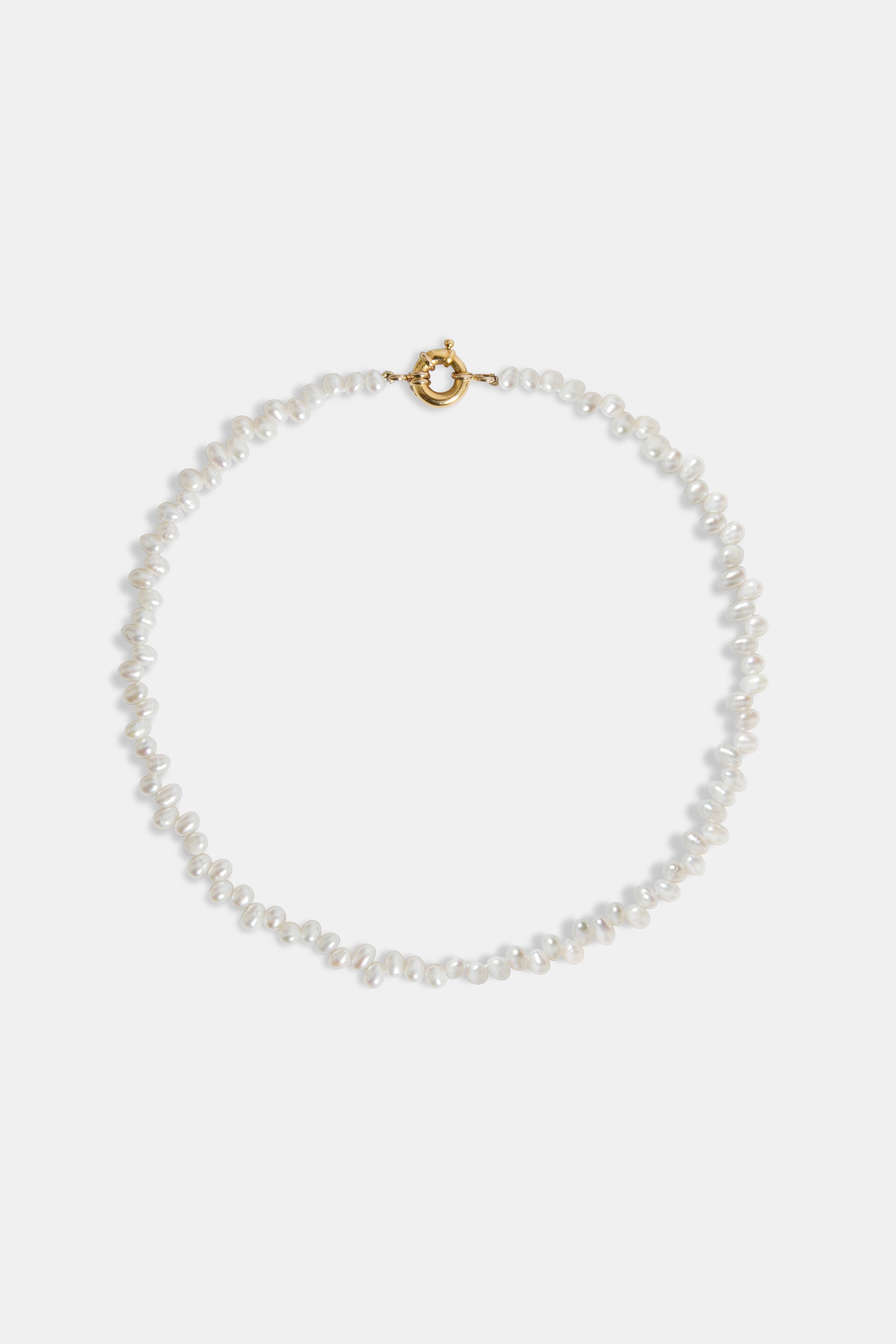 Collar asimétrico de perlas cultivadas