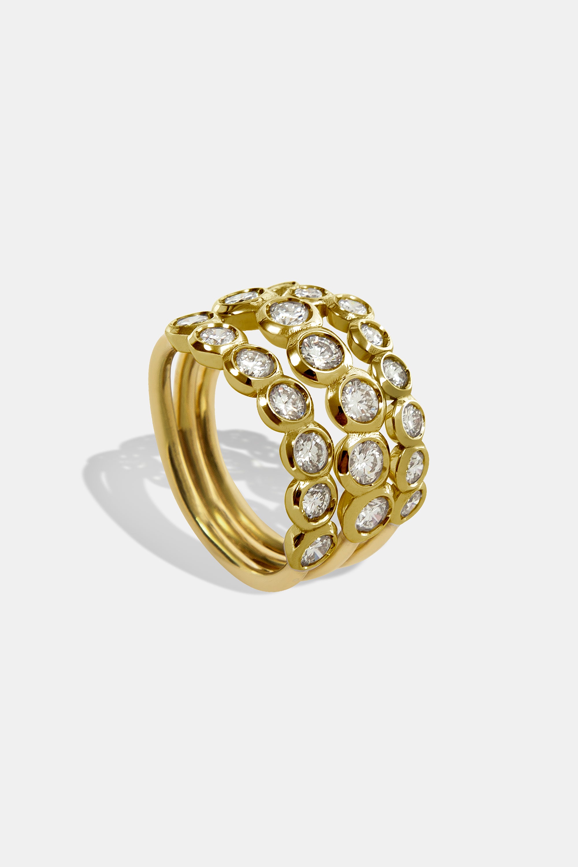 Bies trio ring yellow