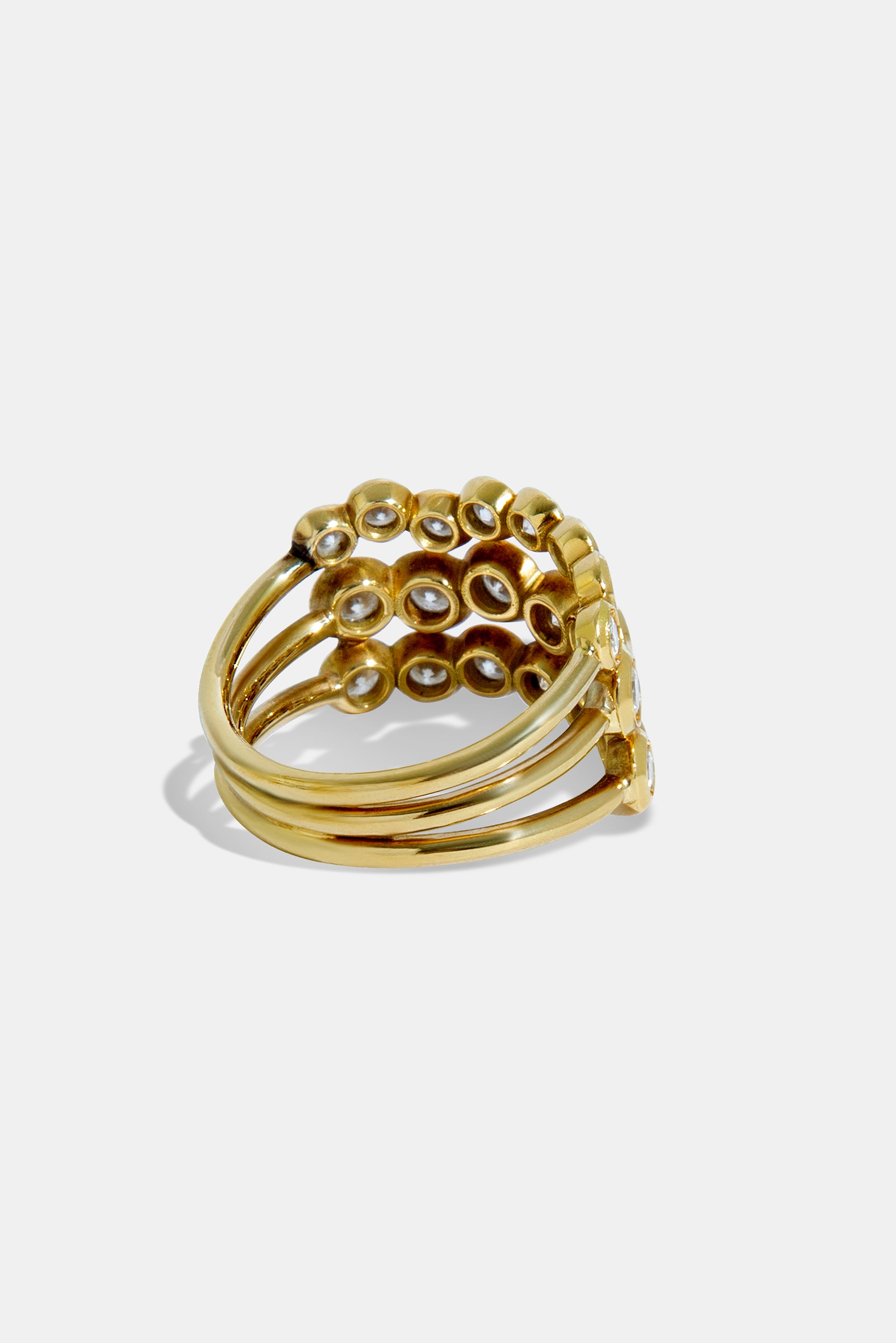 Bies trio ring yellow