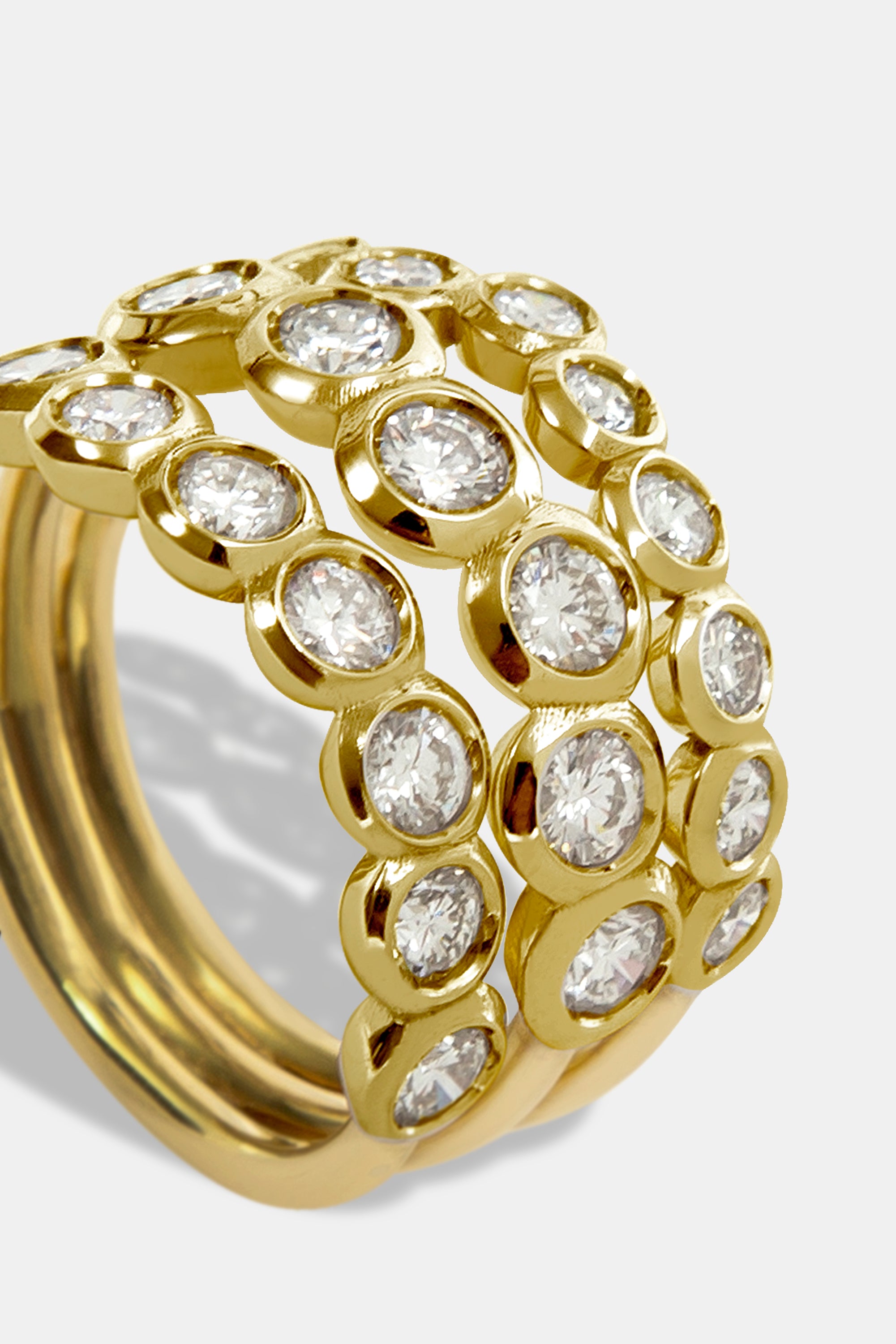 Bies trio ring yellow