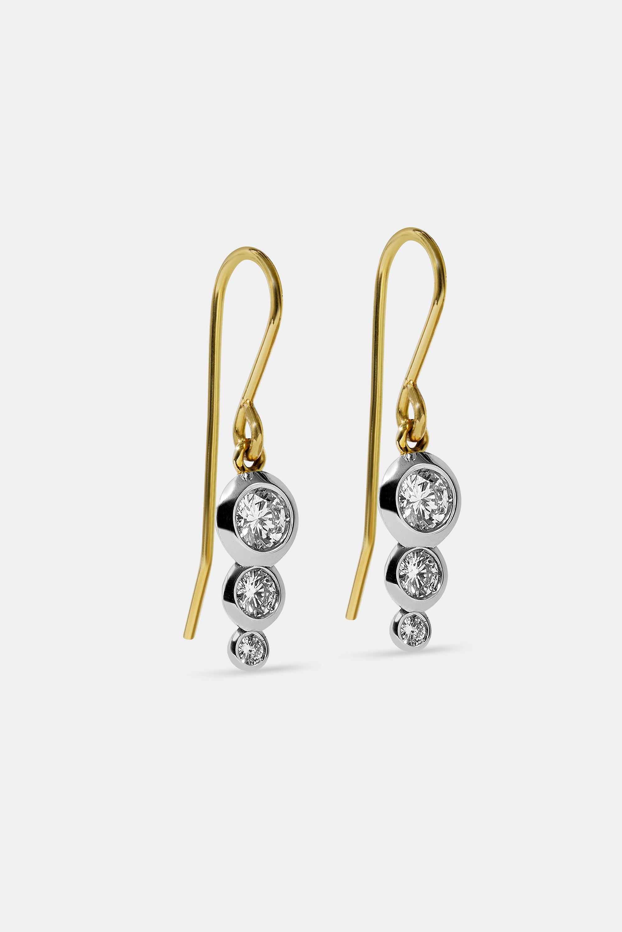 Pendientes Bies blancos