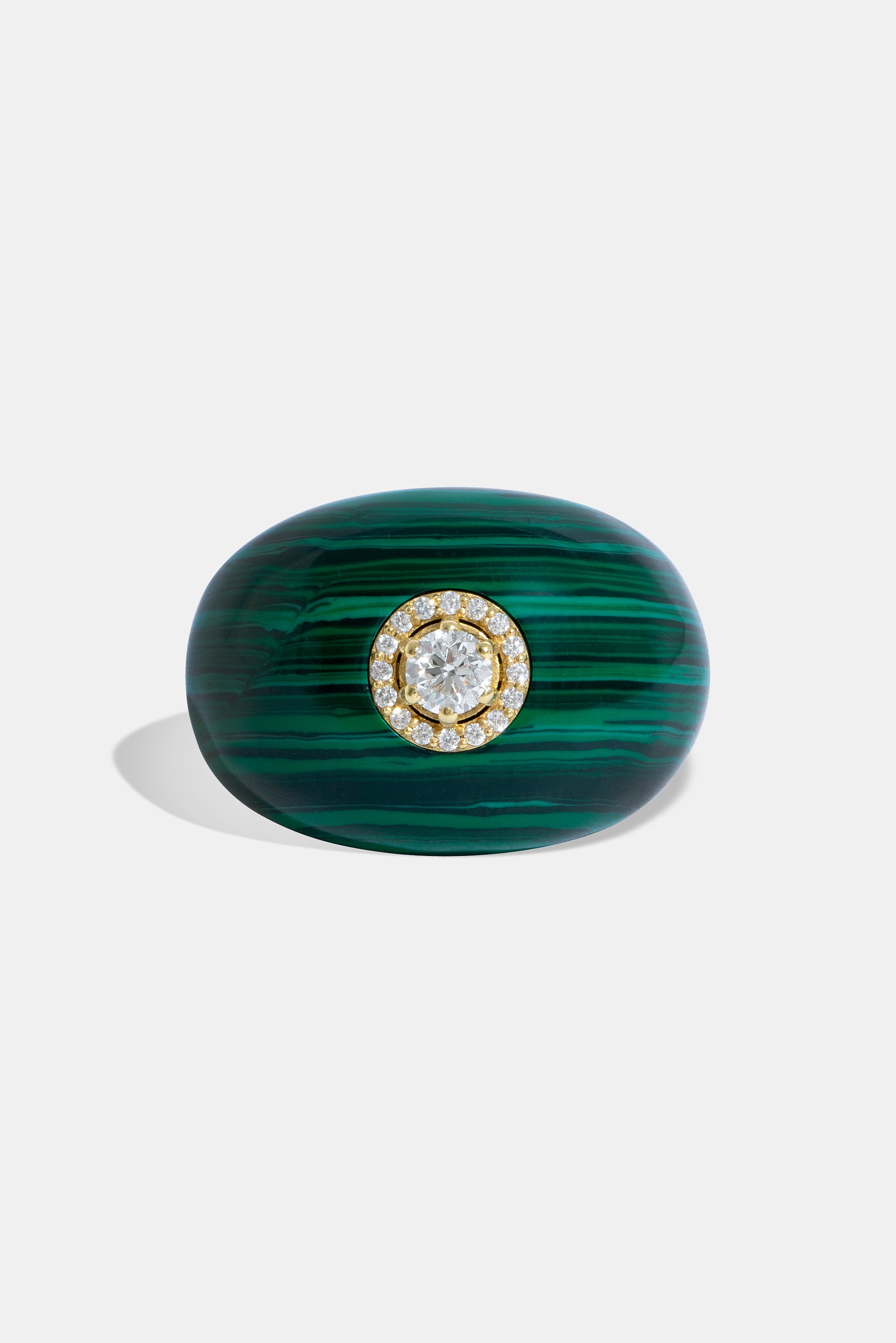 Malachite ring